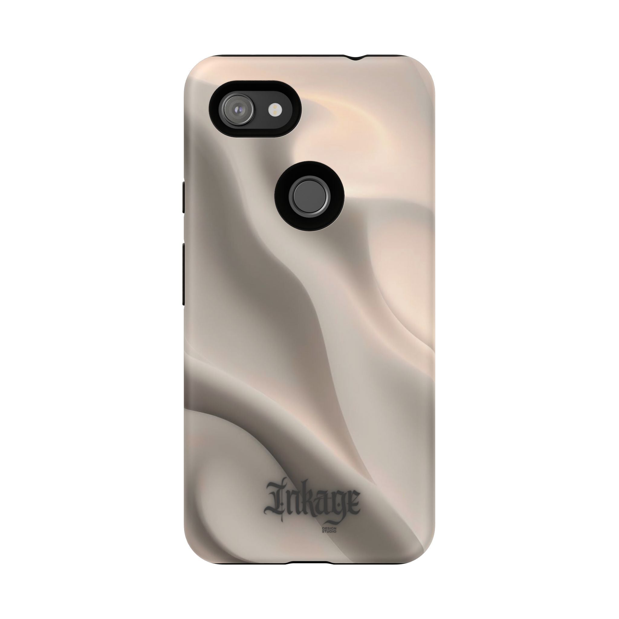 Beige Wavy Flow Tough Phone Case (Minimal)