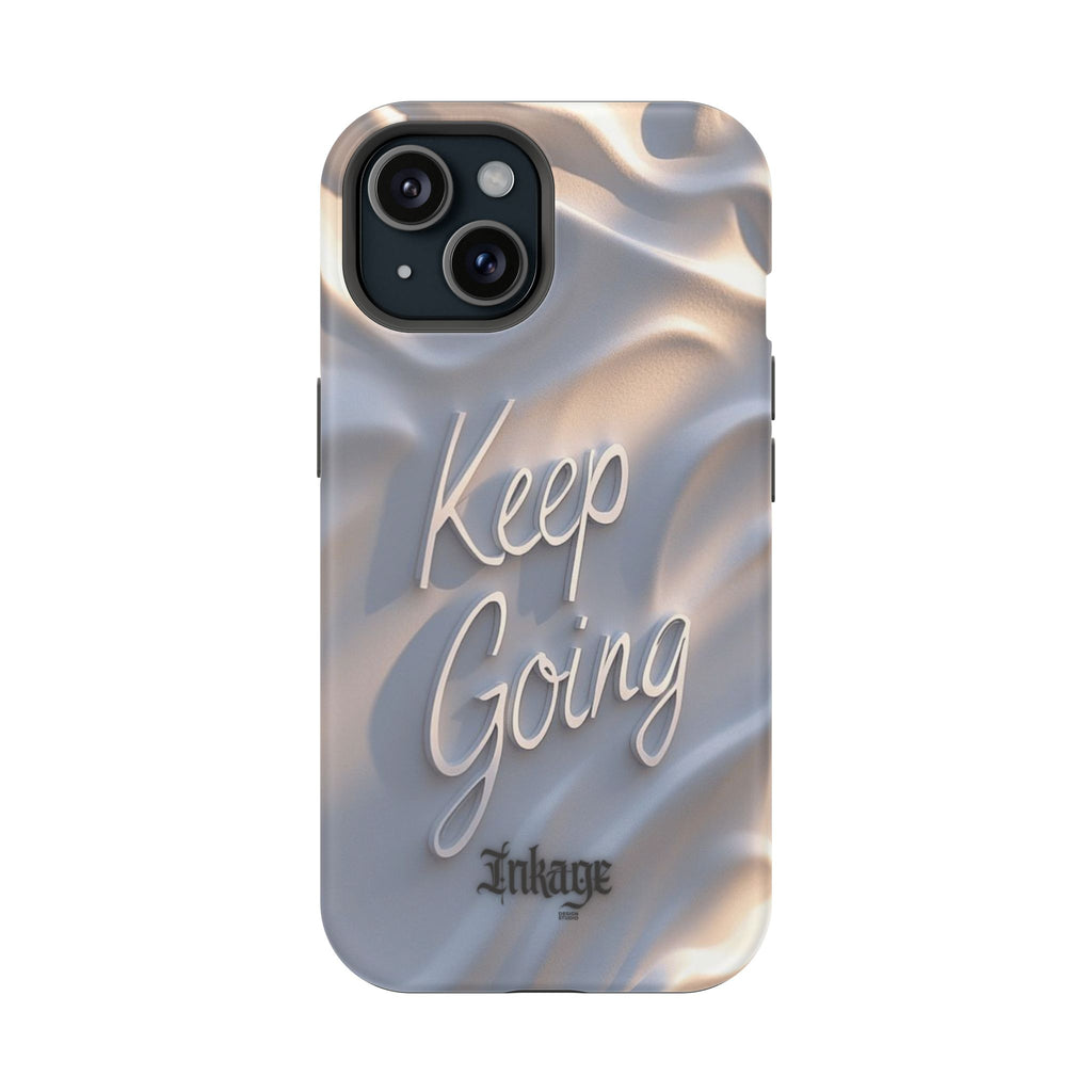 "Keep Going" Magnetic Phone Cases (Quote)