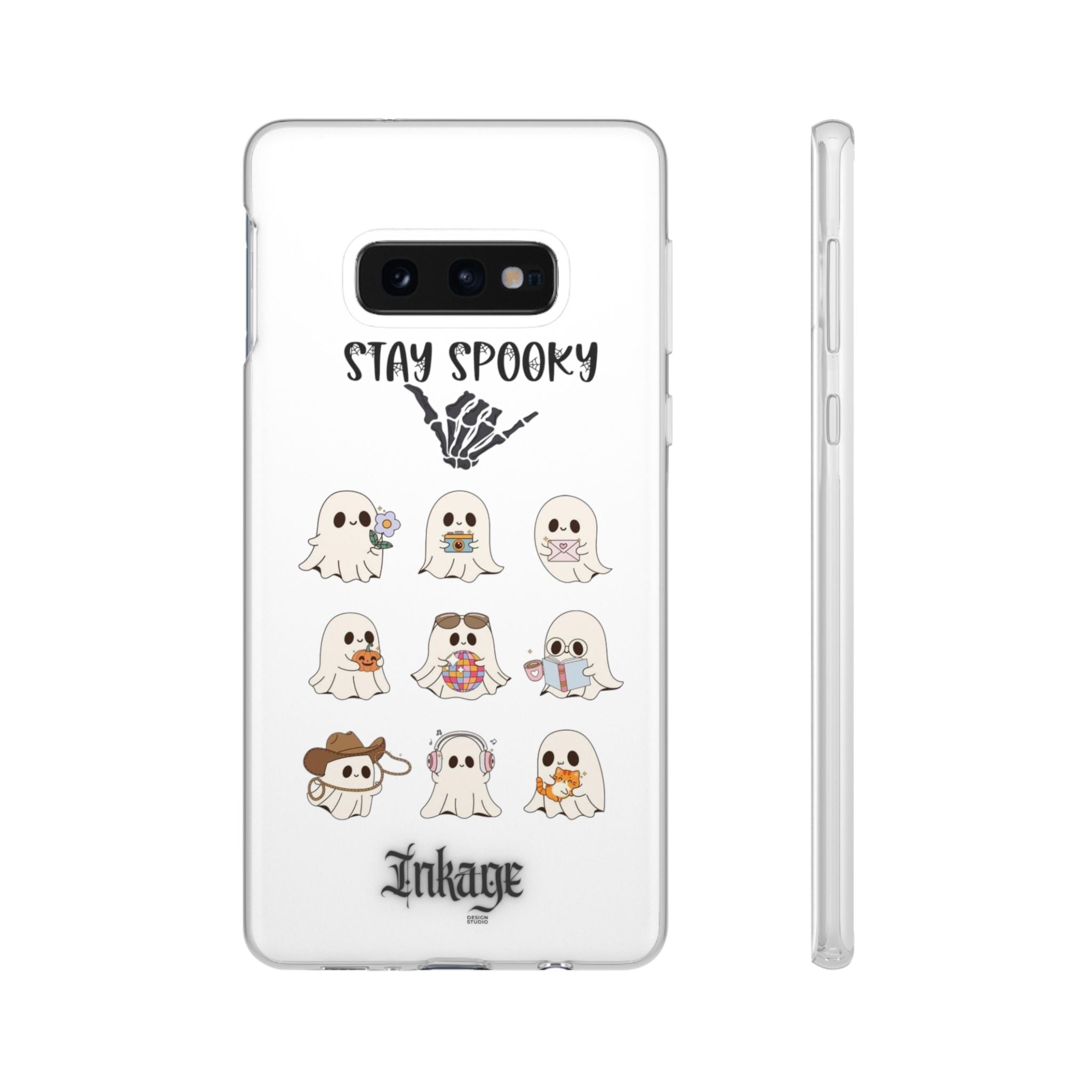 Stay Spooky Clear Phone Cases (Season)