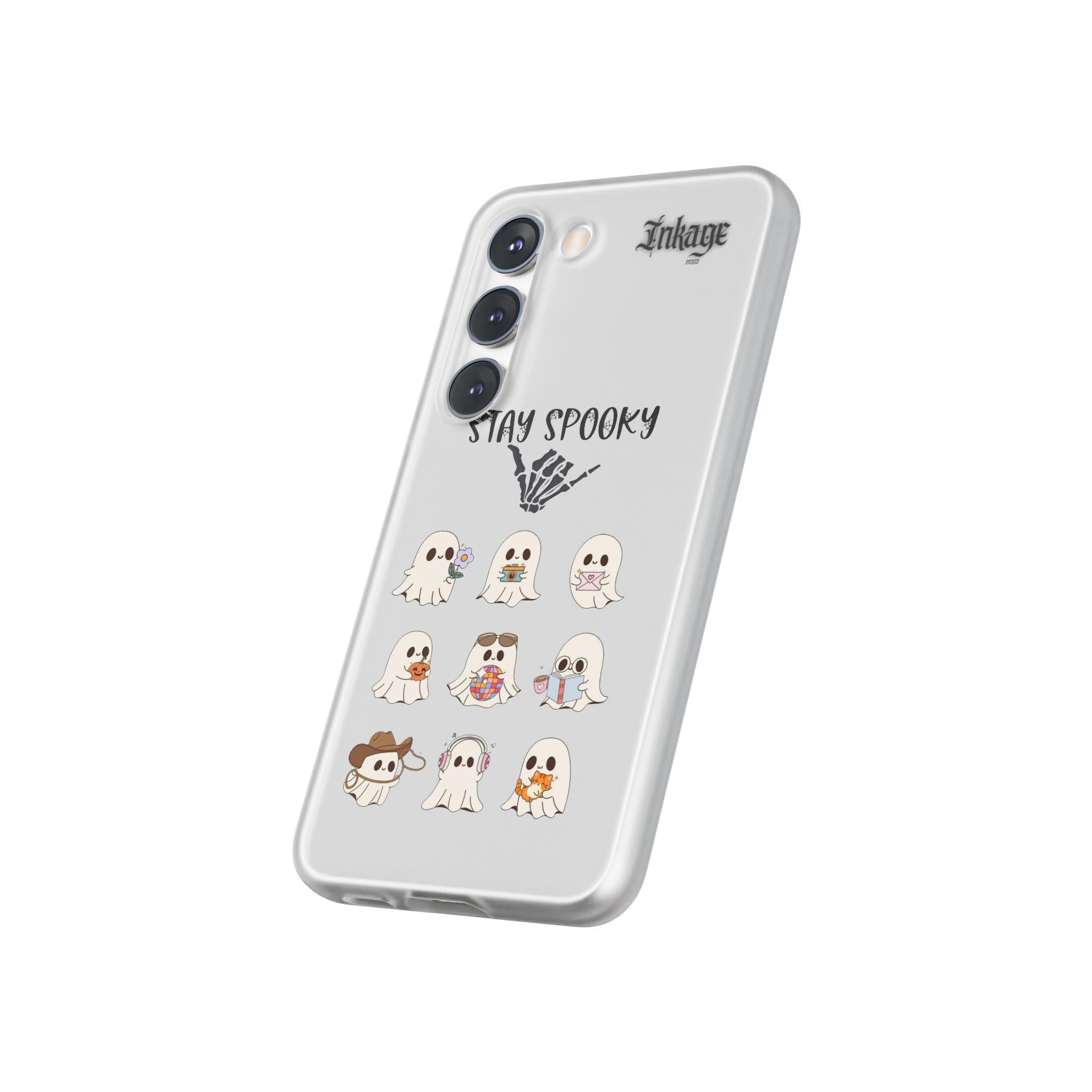 Stay Spooky Clear Phone Cases (Season)