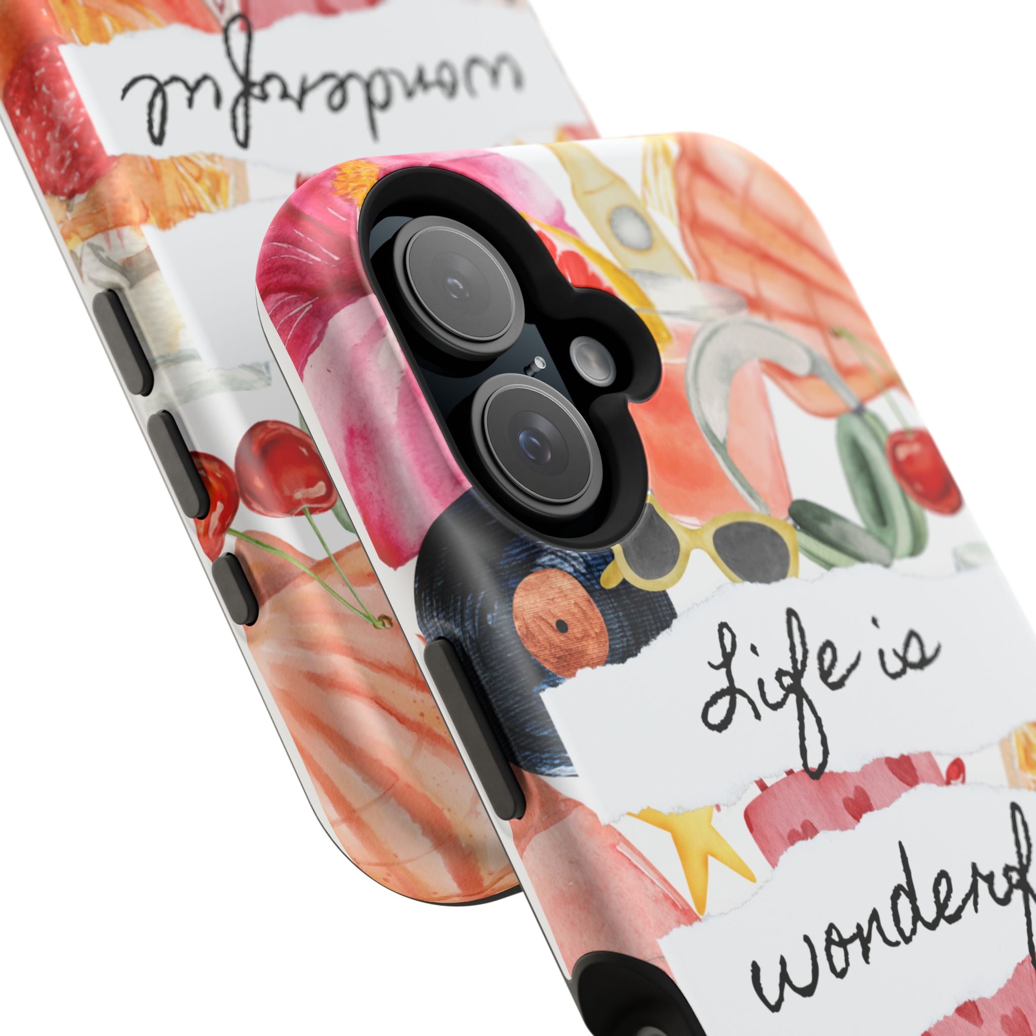 "Life is Wonderful" Quote Magnetic Phone Cases