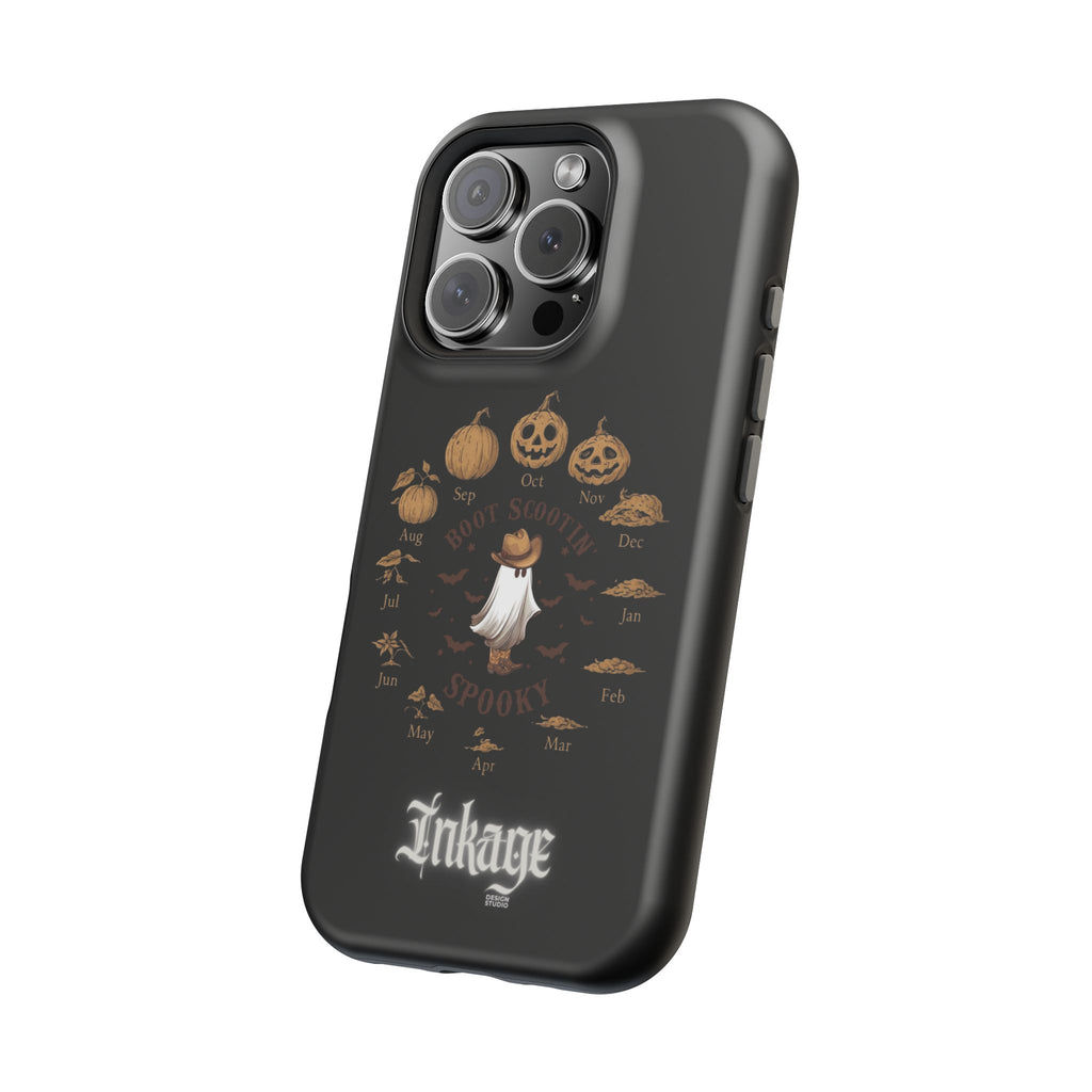 Spooky Boot Halloween Pumpkin Magnetic Phone Case (Season)