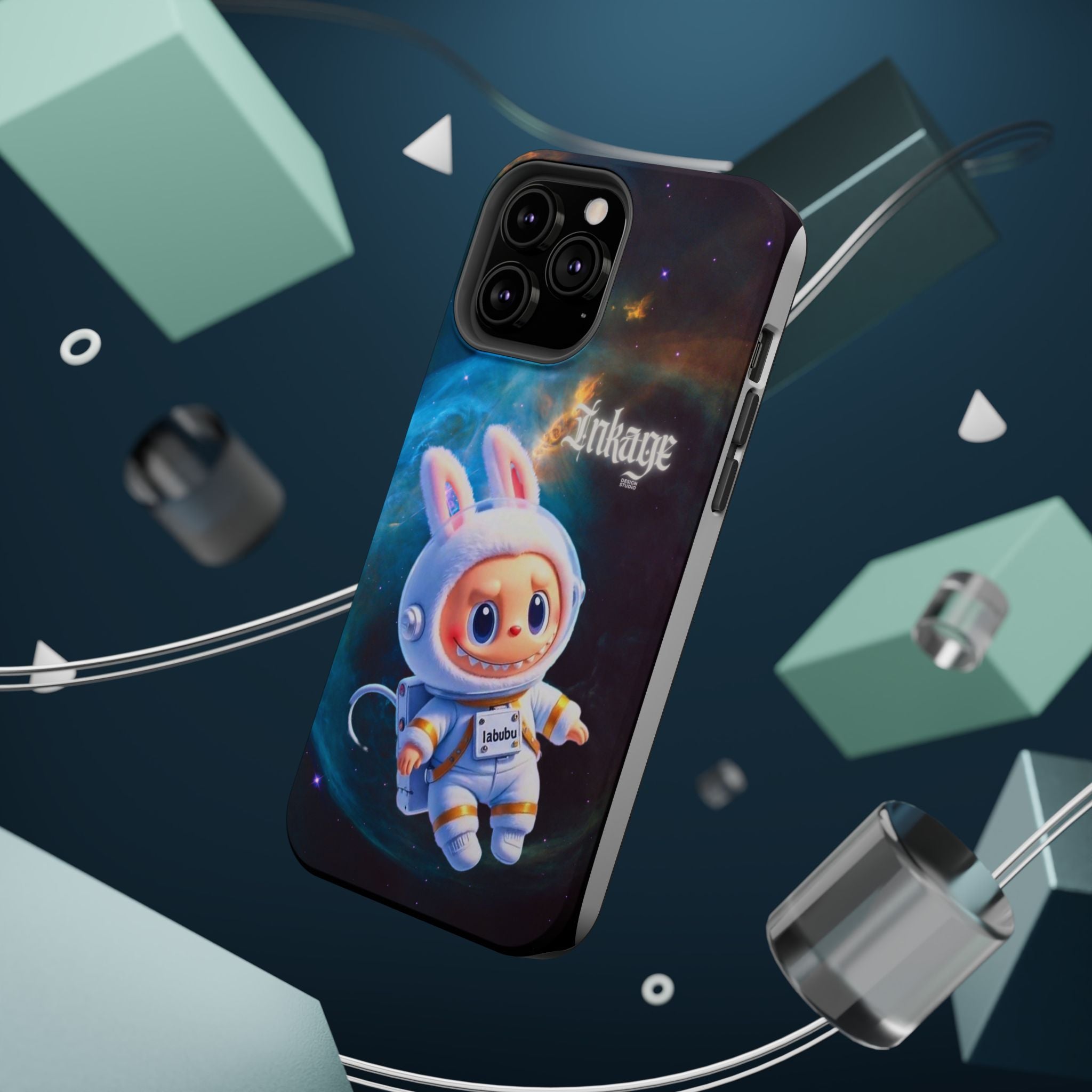 Labubu Astronaut Magnetic Phone Cases (Animation)