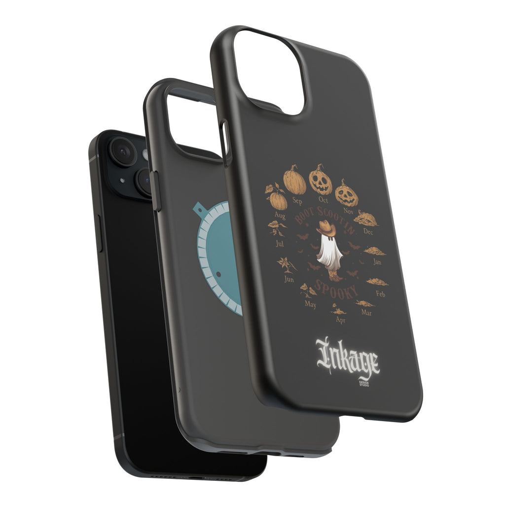 Spooky Boot Halloween Pumpkin Magnetic Phone Case (Season)