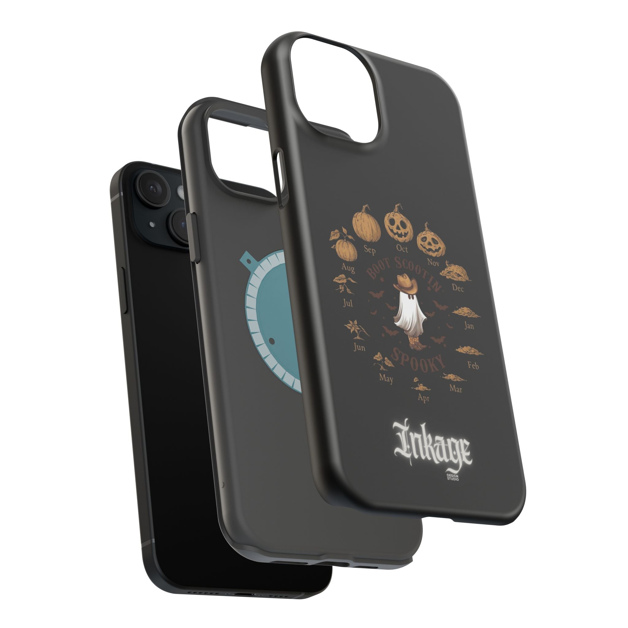 Spooky Boot Halloween Pumpkin Magnetic Phone Case (Season)