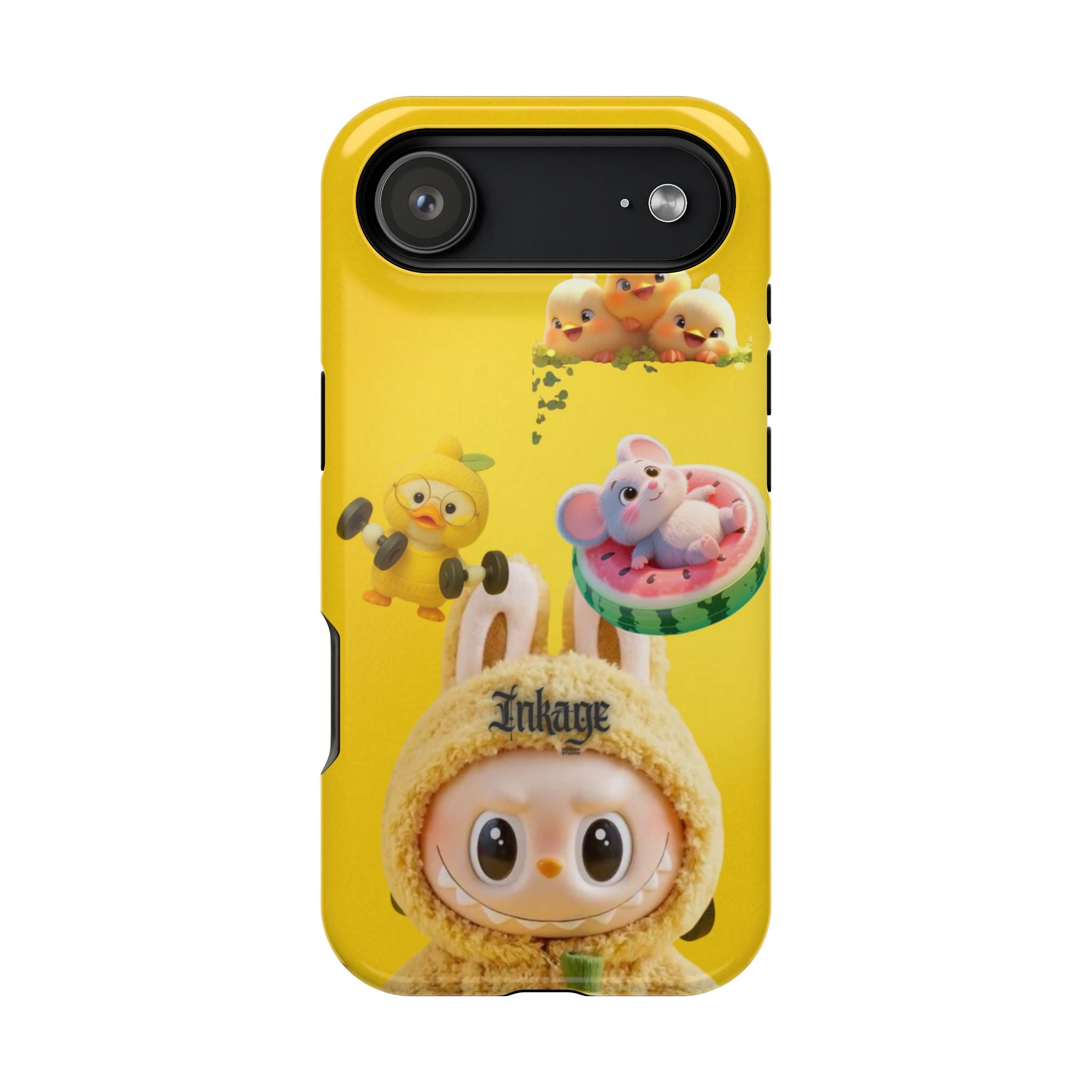 Yellow Cutie Labubu Magnetic Phone Cases (Animation)