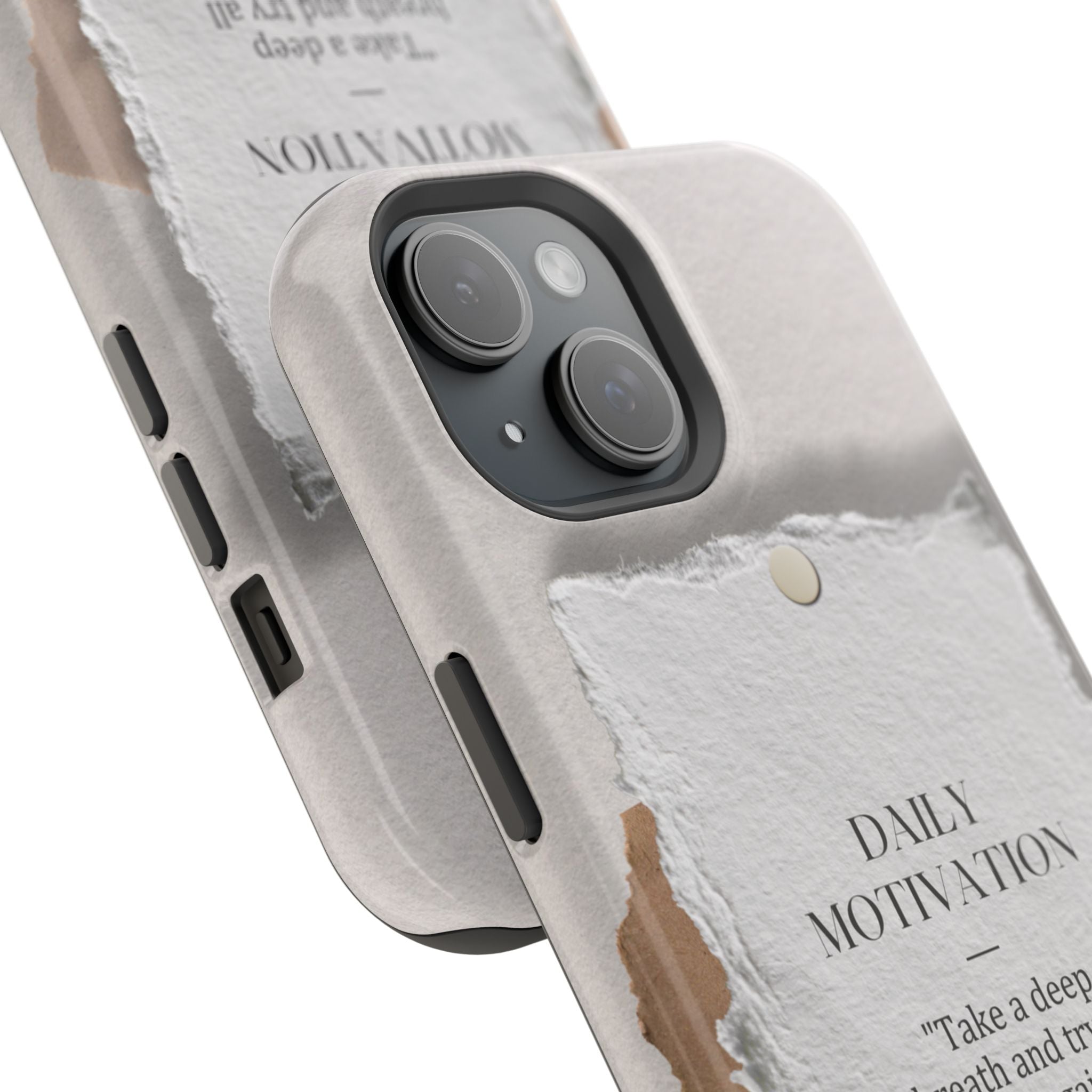 "Daily Motivation" Magnetic Quote Phone Case