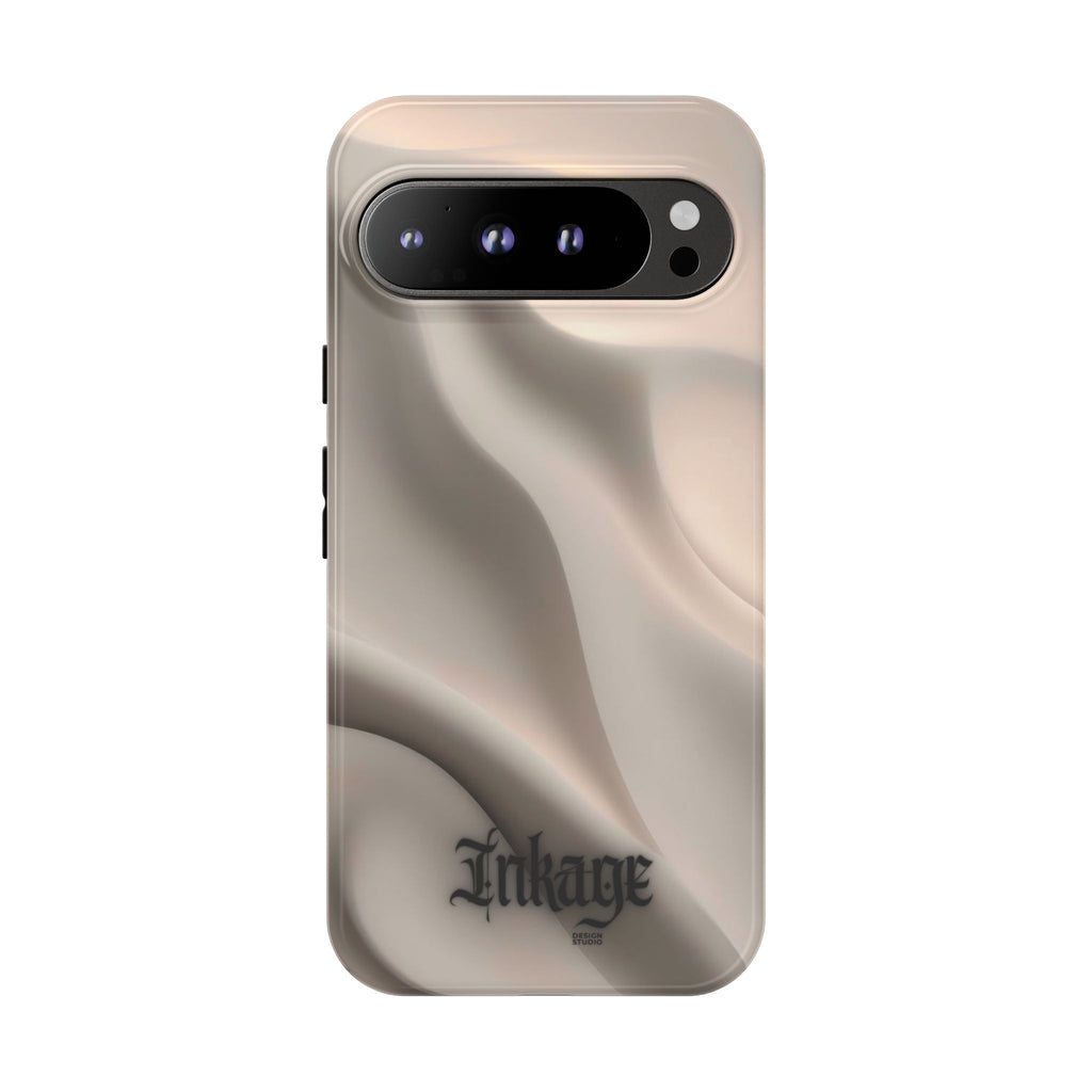 Beige Wavy Flow Tough Phone Case (Minimal)