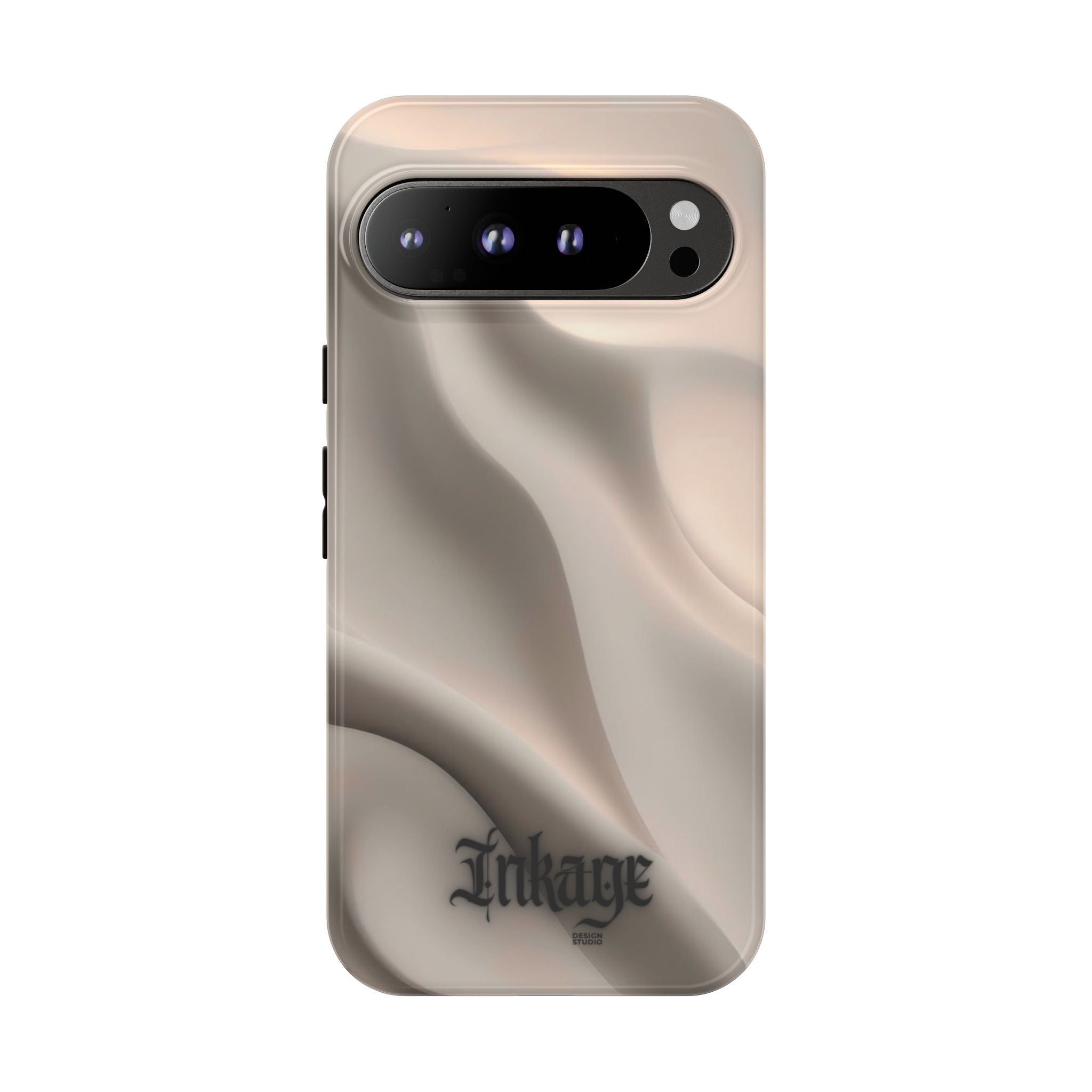Beige Wavy Flow Tough Phone Case (Minimal)