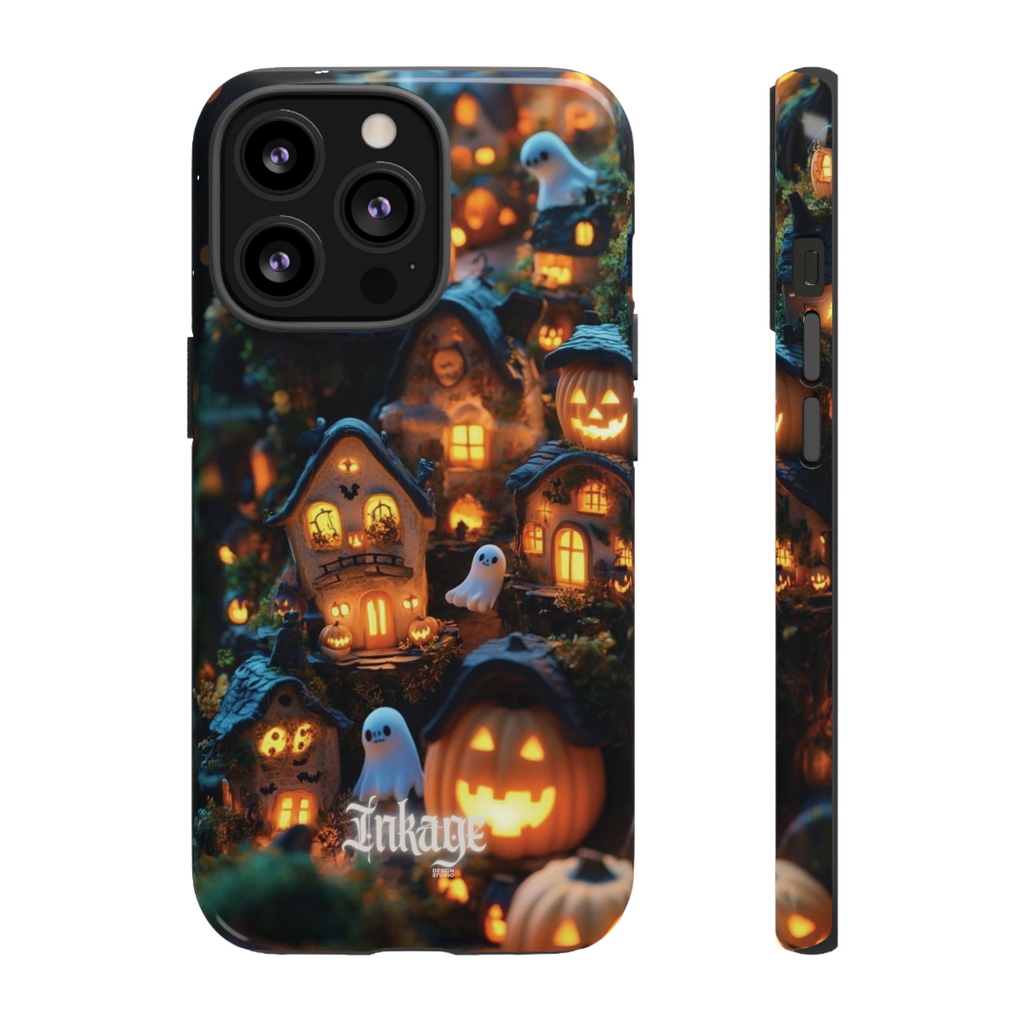 Spooky Pumpkin Village Tough Phone Cases (Season)
