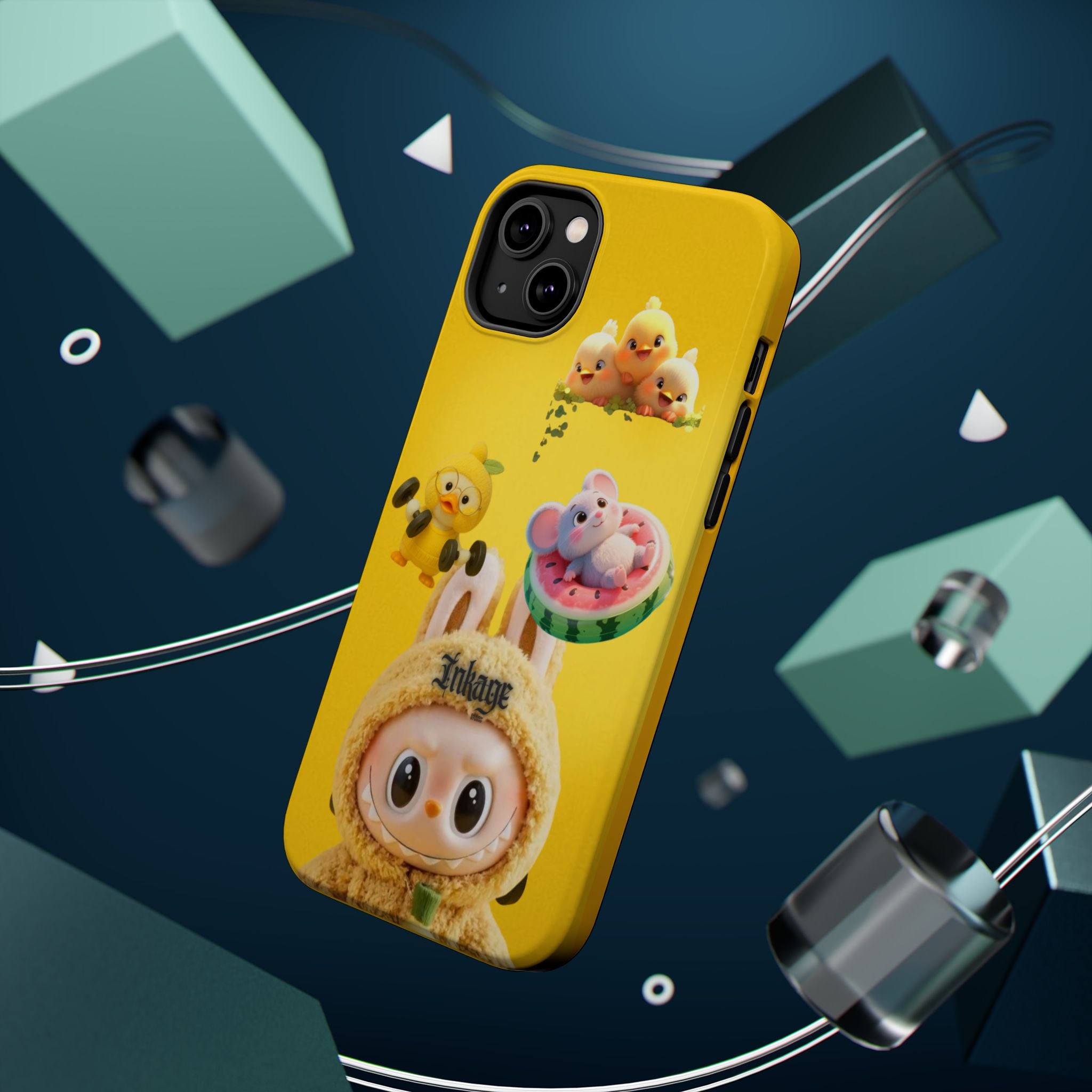 Yellow Cutie Labubu Magnetic Phone Cases (Animation)