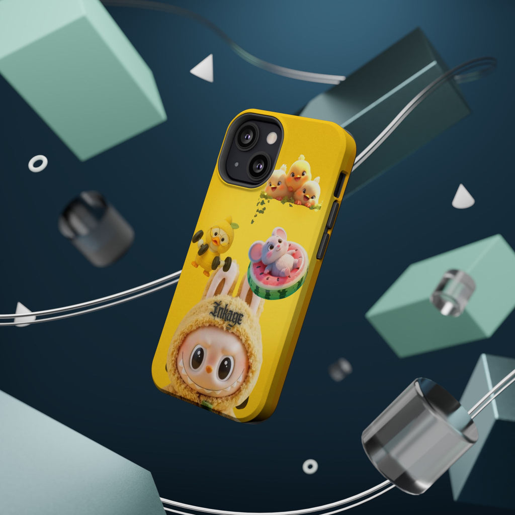 Yellow Cutie Labubu Magnetic Phone Cases (Animation)