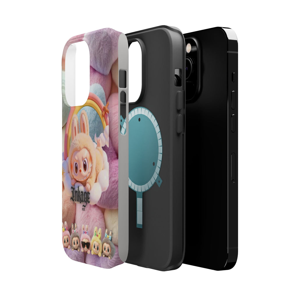 Pastel Rainbow Labubu Magnetic Phone Cases (Animation)