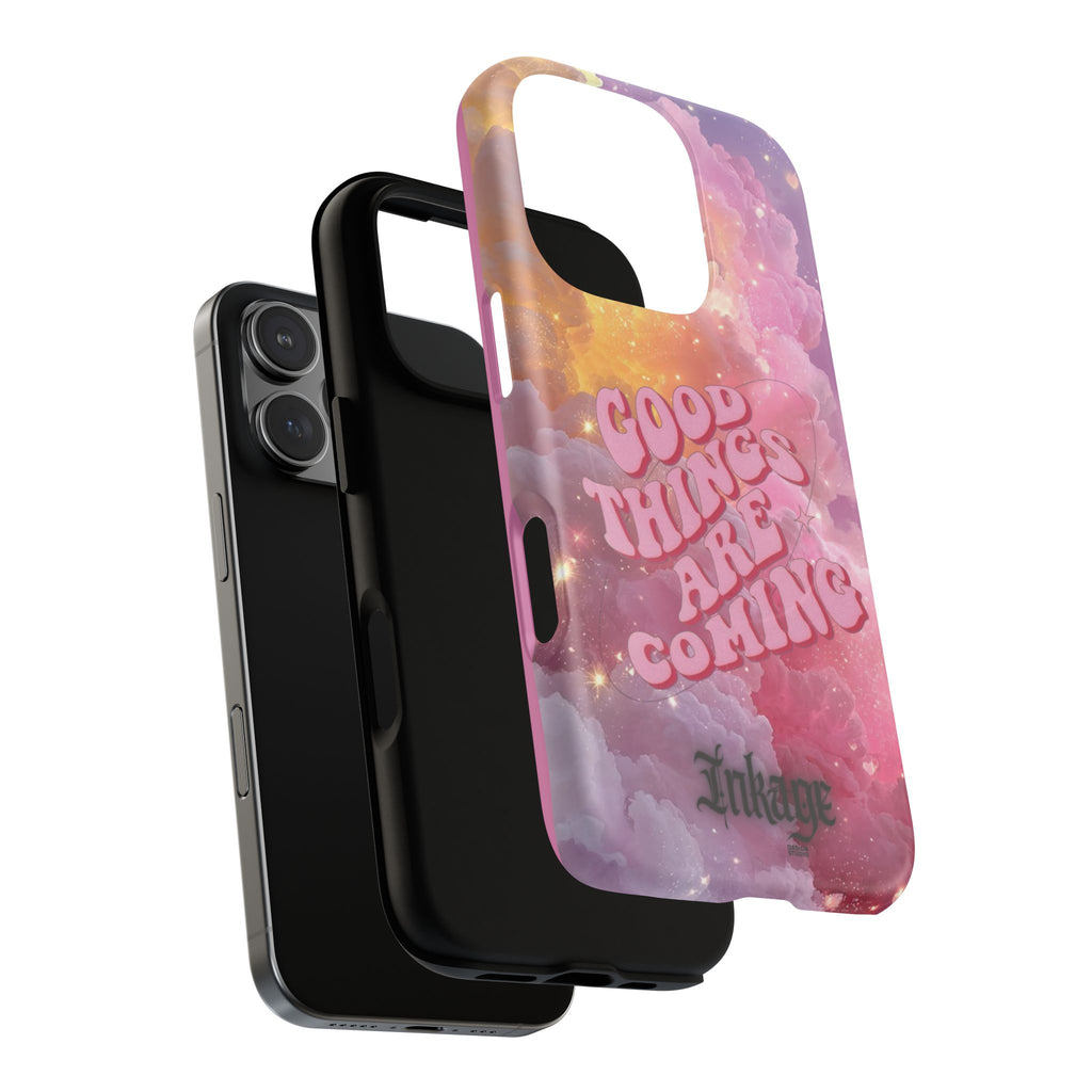 "Good Things Are Coming" with Tough Magnetic Phone Cases (Quote)
