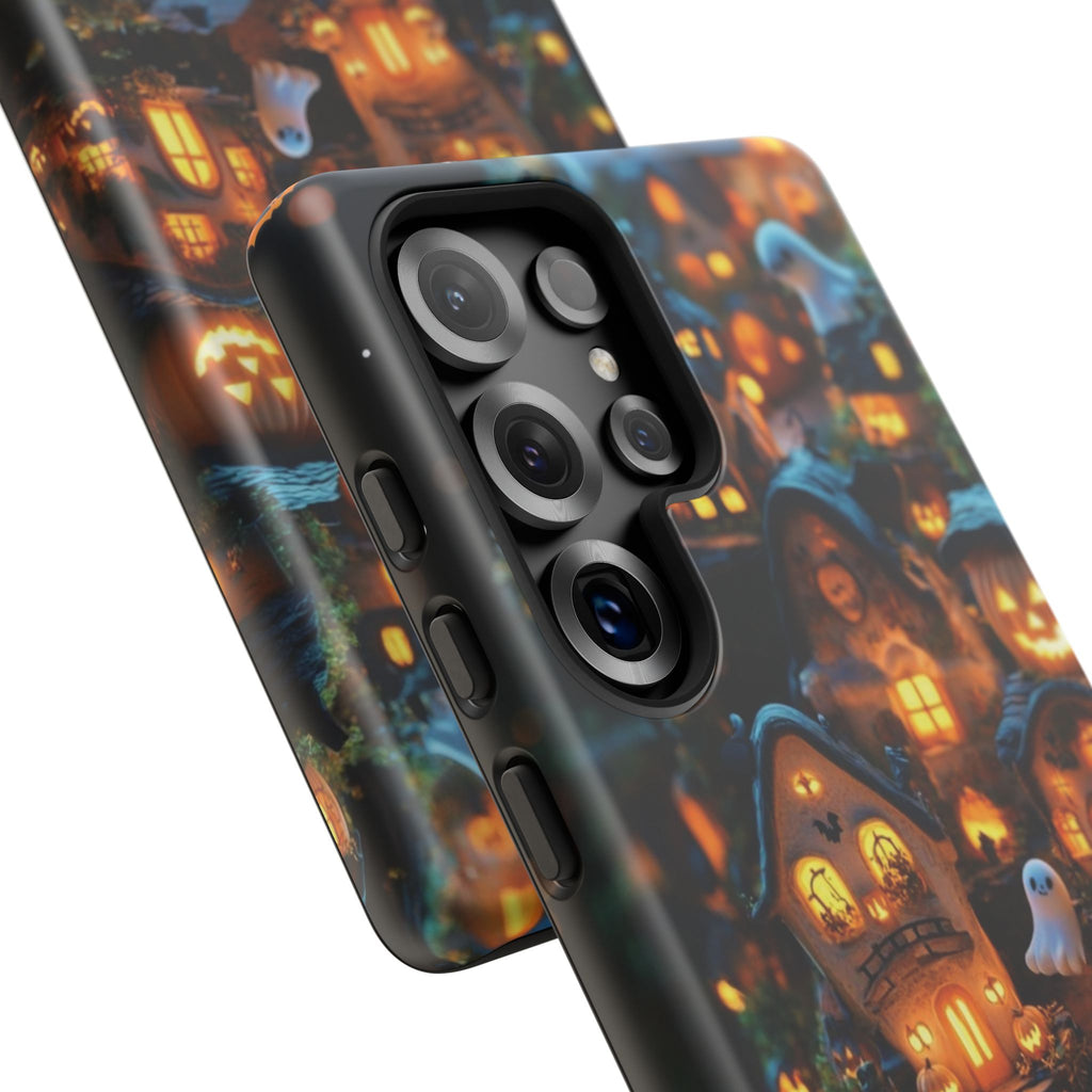 Spooky Pumpkin Village Tough Phone Cases (Season)