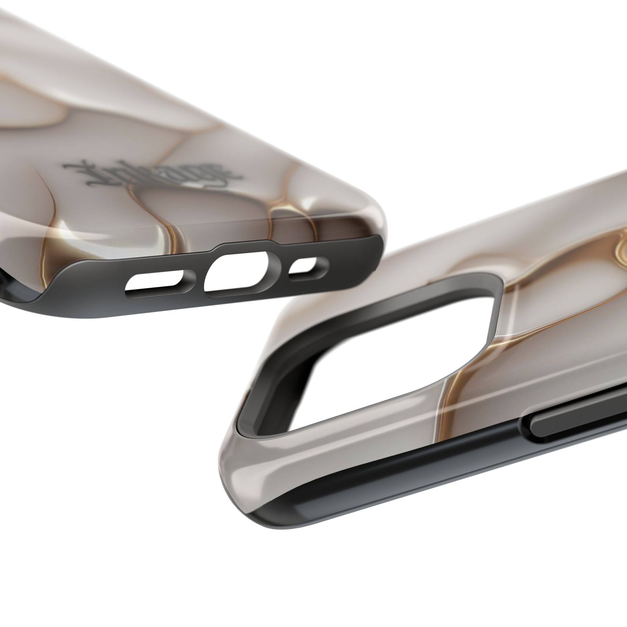 Golden Flow Magnetic Phone Cases (Minimal)