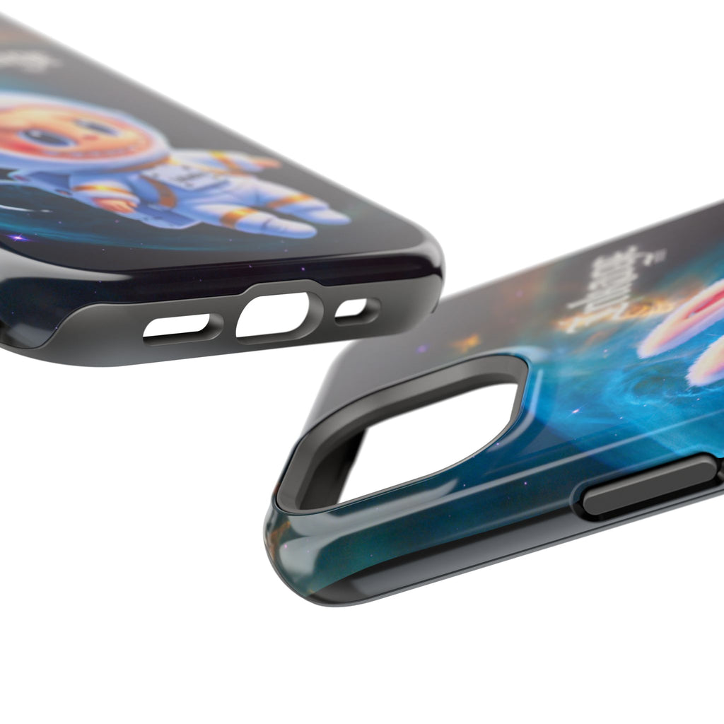 Labubu Astronaut Magnetic Phone Cases (Animation)