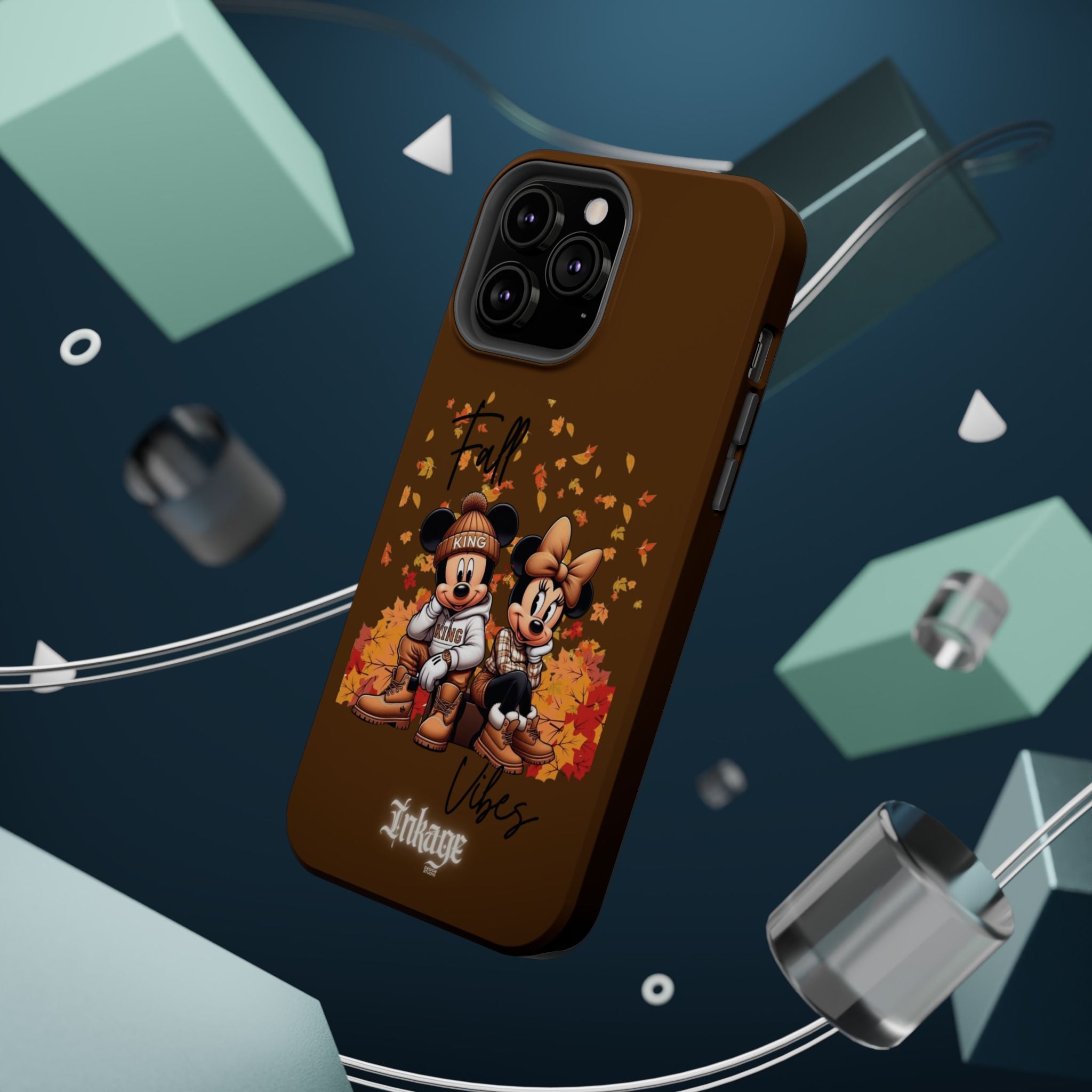 Mickey & Minnie Fall Vibes Magnetic iPhone Cases (Animation)