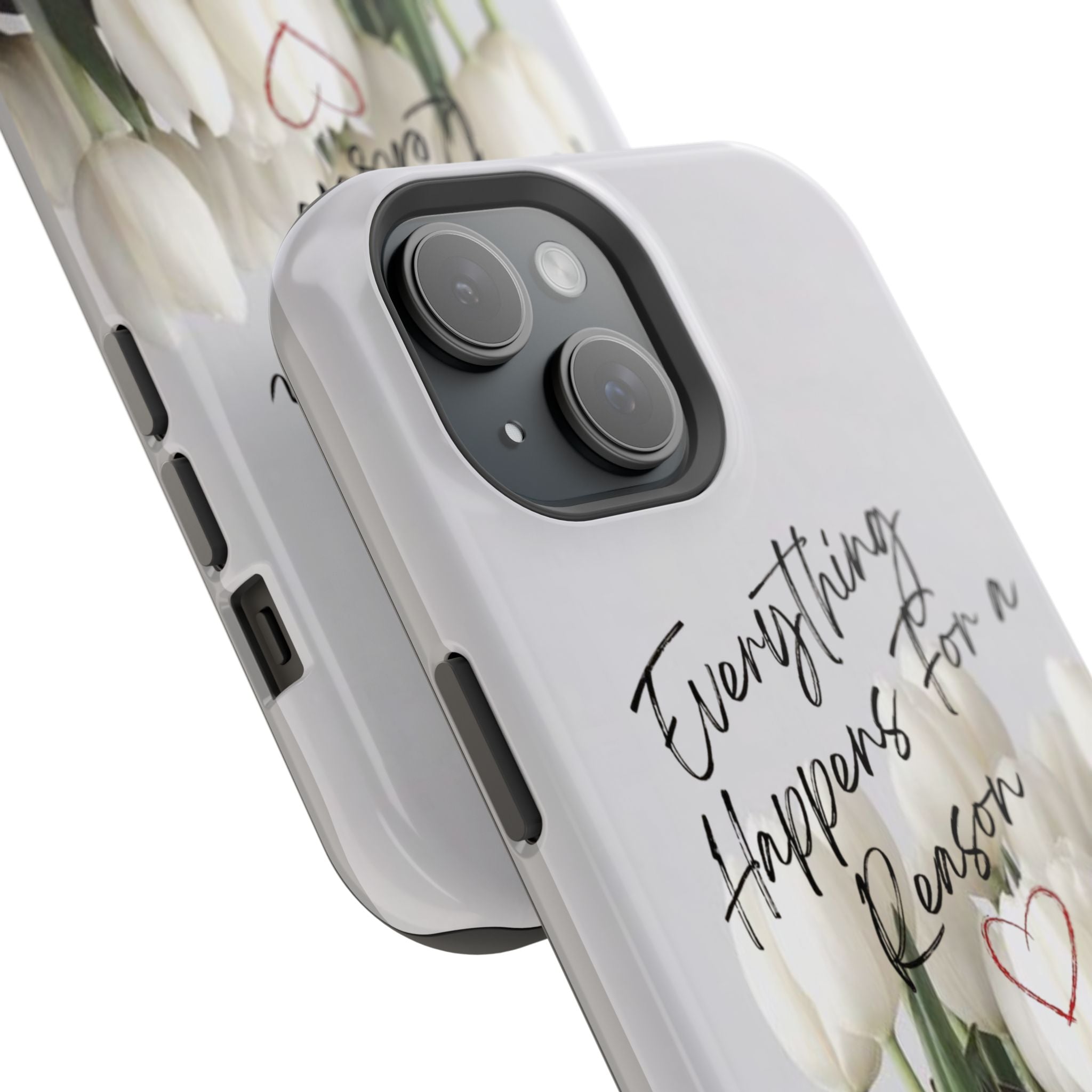 "Everything Happens for a Reason" Quote Magnetic Phone Cases