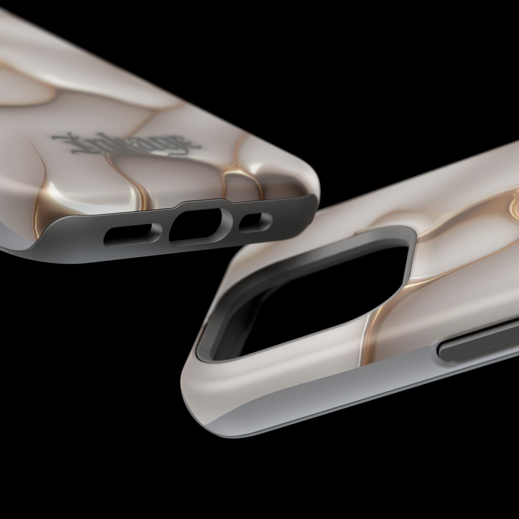 Golden Flow Magnetic Phone Cases (Minimal)