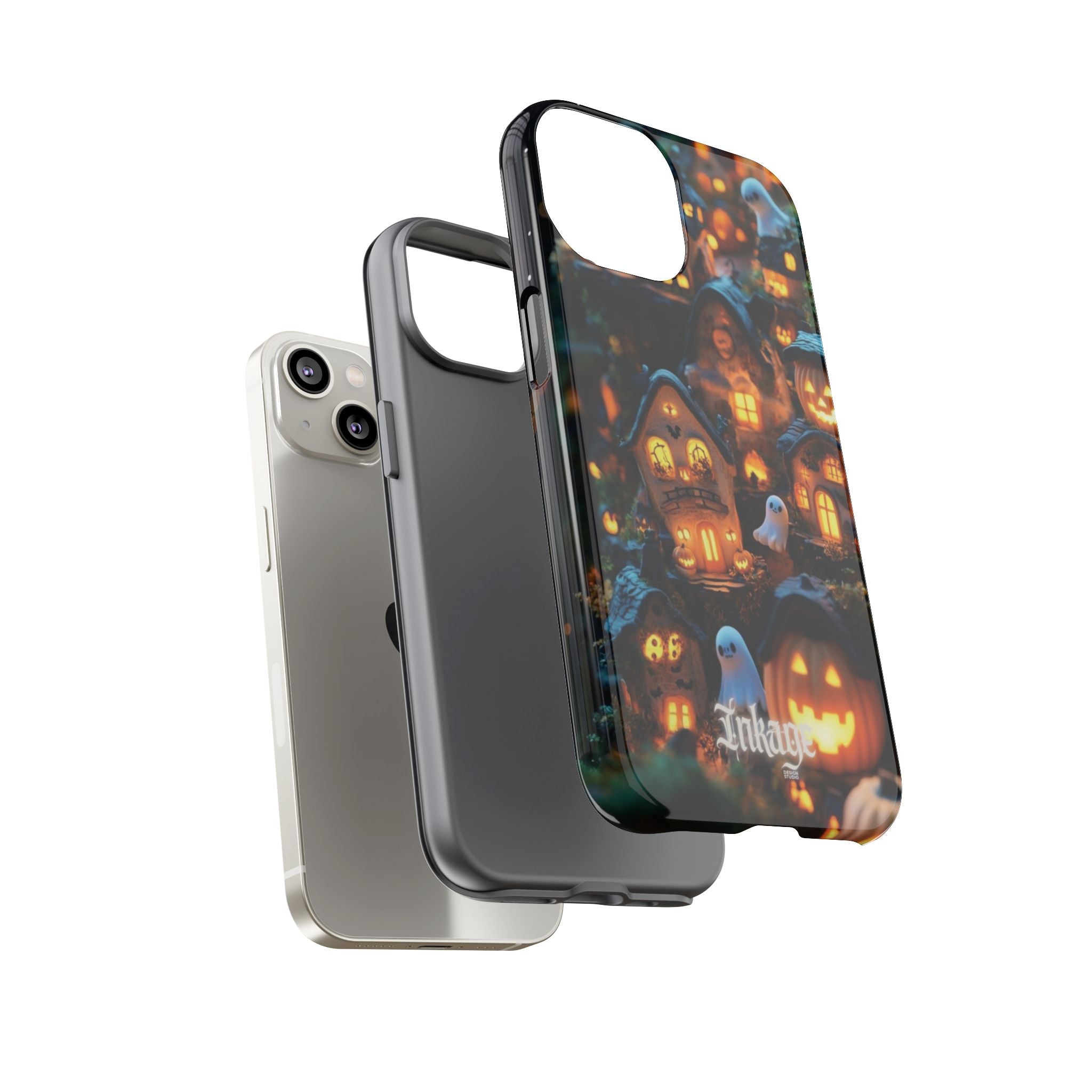 Spooky Pumpkin Village Tough Phone Cases (Season)