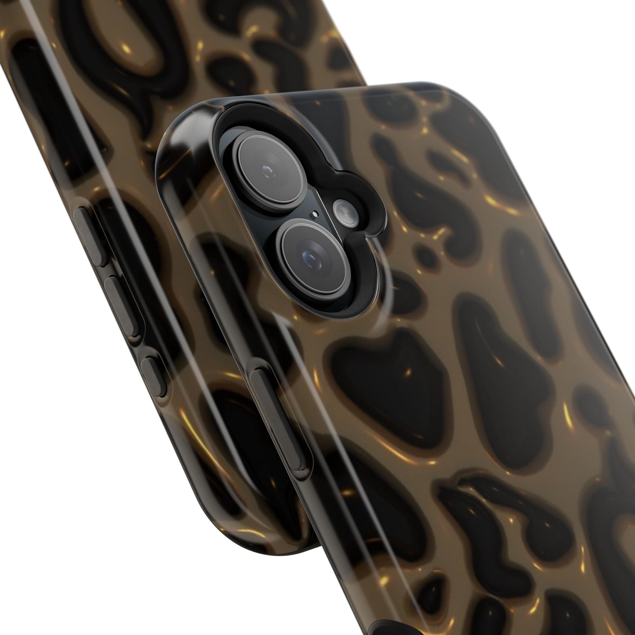 Leopard Print Magnetic Phone Cases (Minimal)