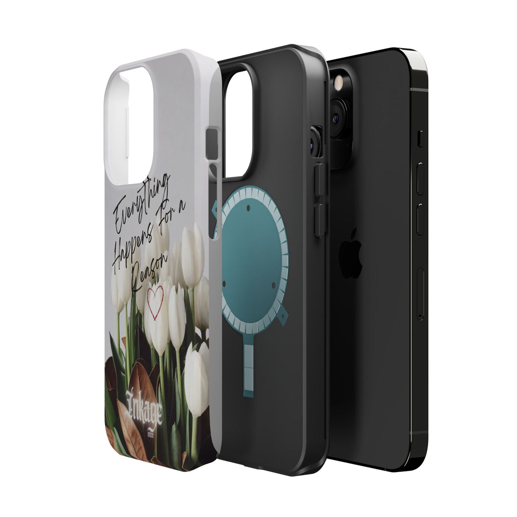 "Everything Happens for a Reason" Quote Magnetic Phone Cases