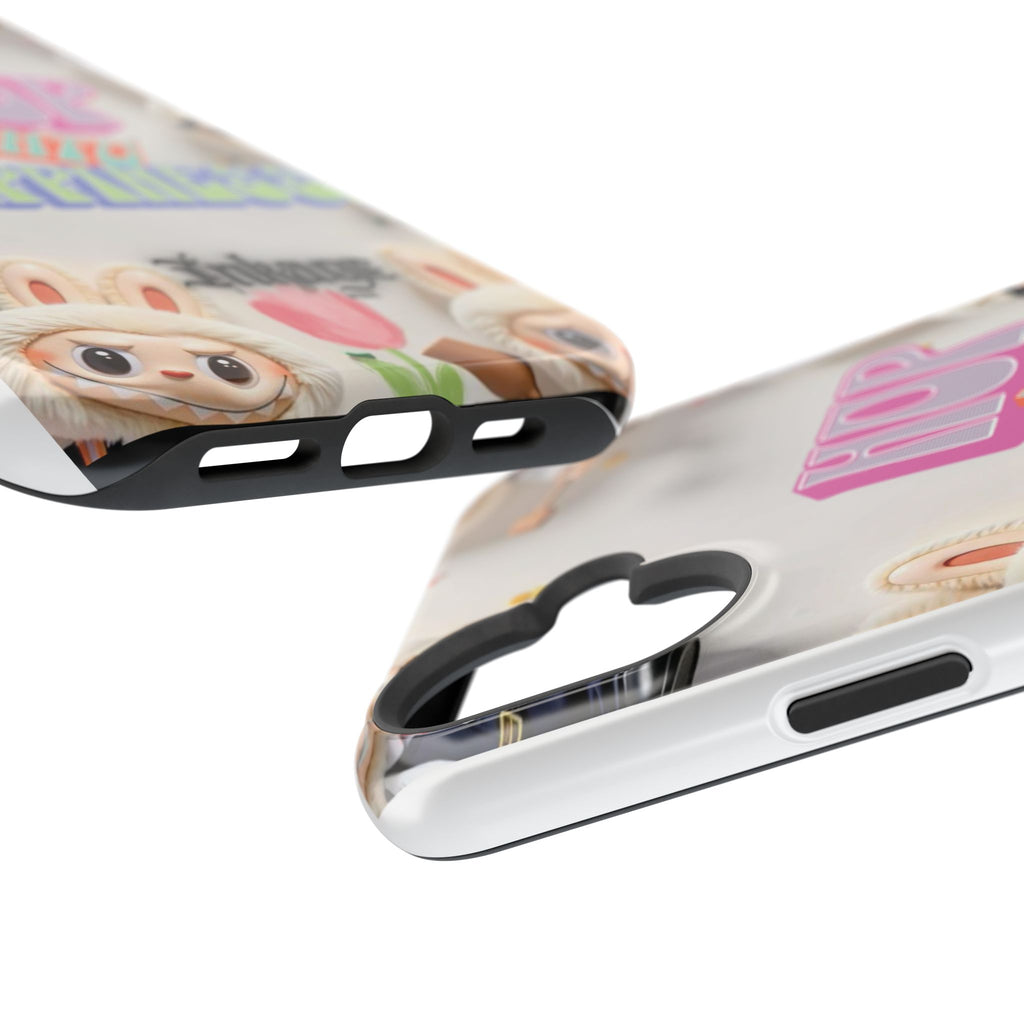 "Hop Into Happiness" Quote Magnetic Phone Case (Animation)