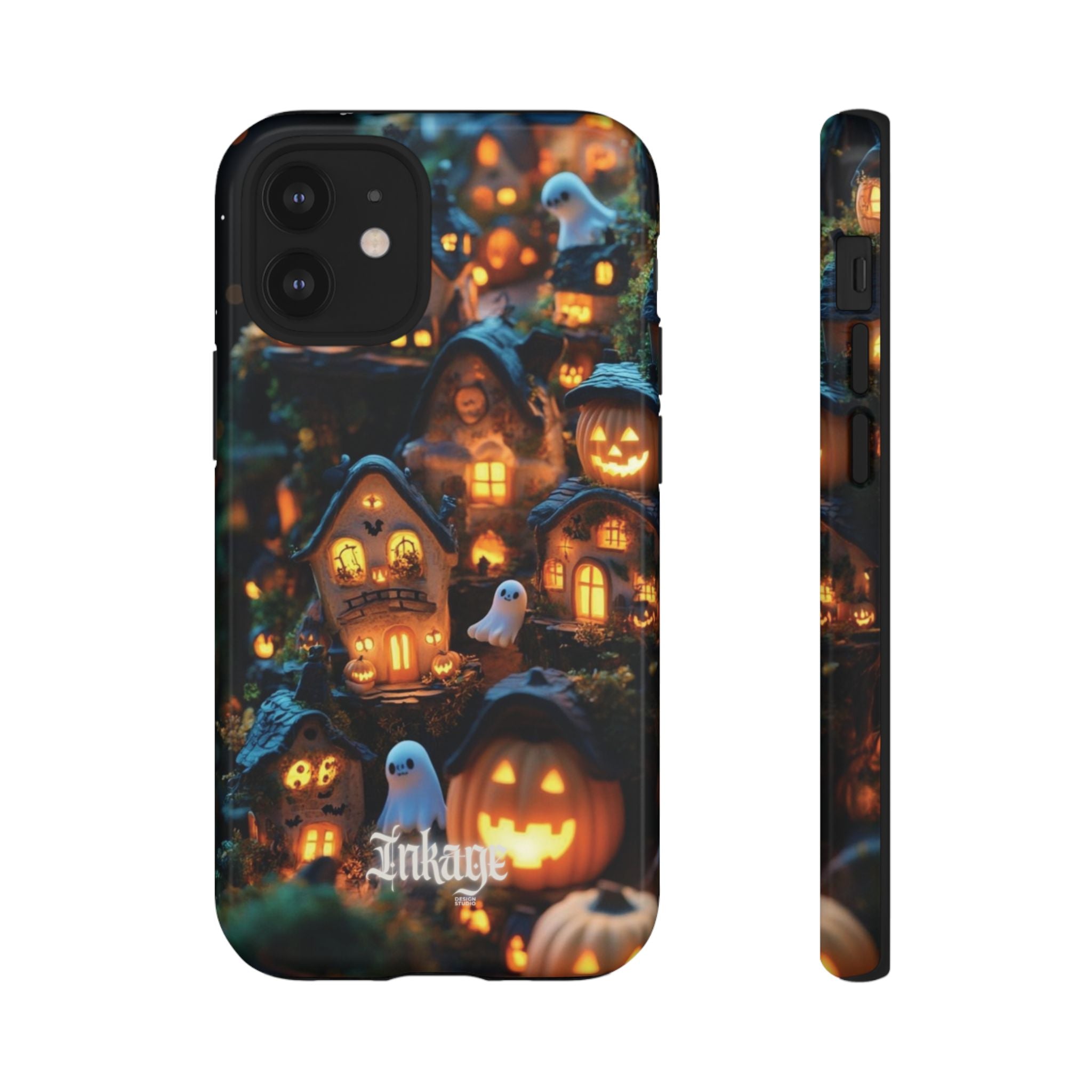 Spooky Pumpkin Village Tough Phone Cases (Season)