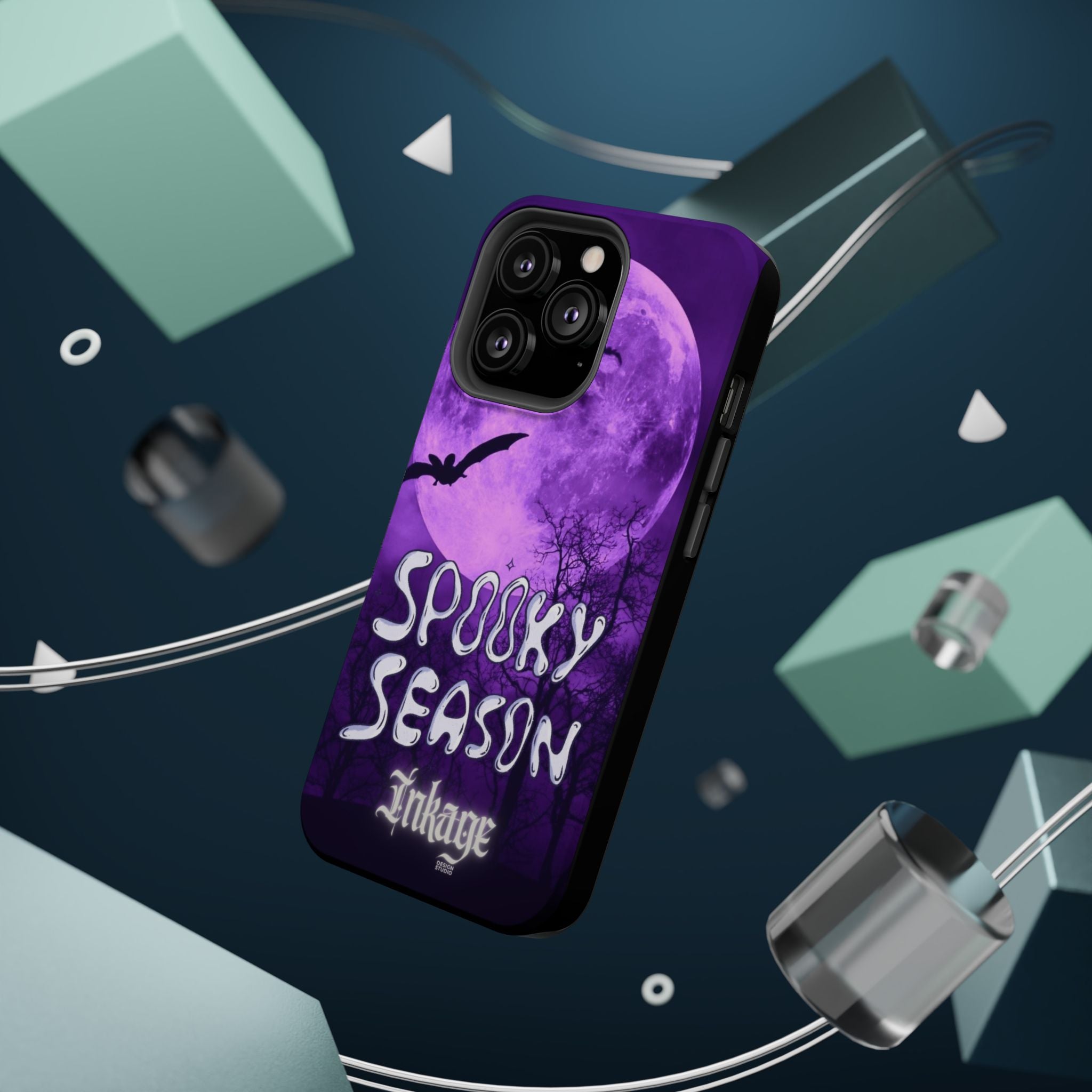 Purple Spooky Season Magnetic Phone Cases (Season)