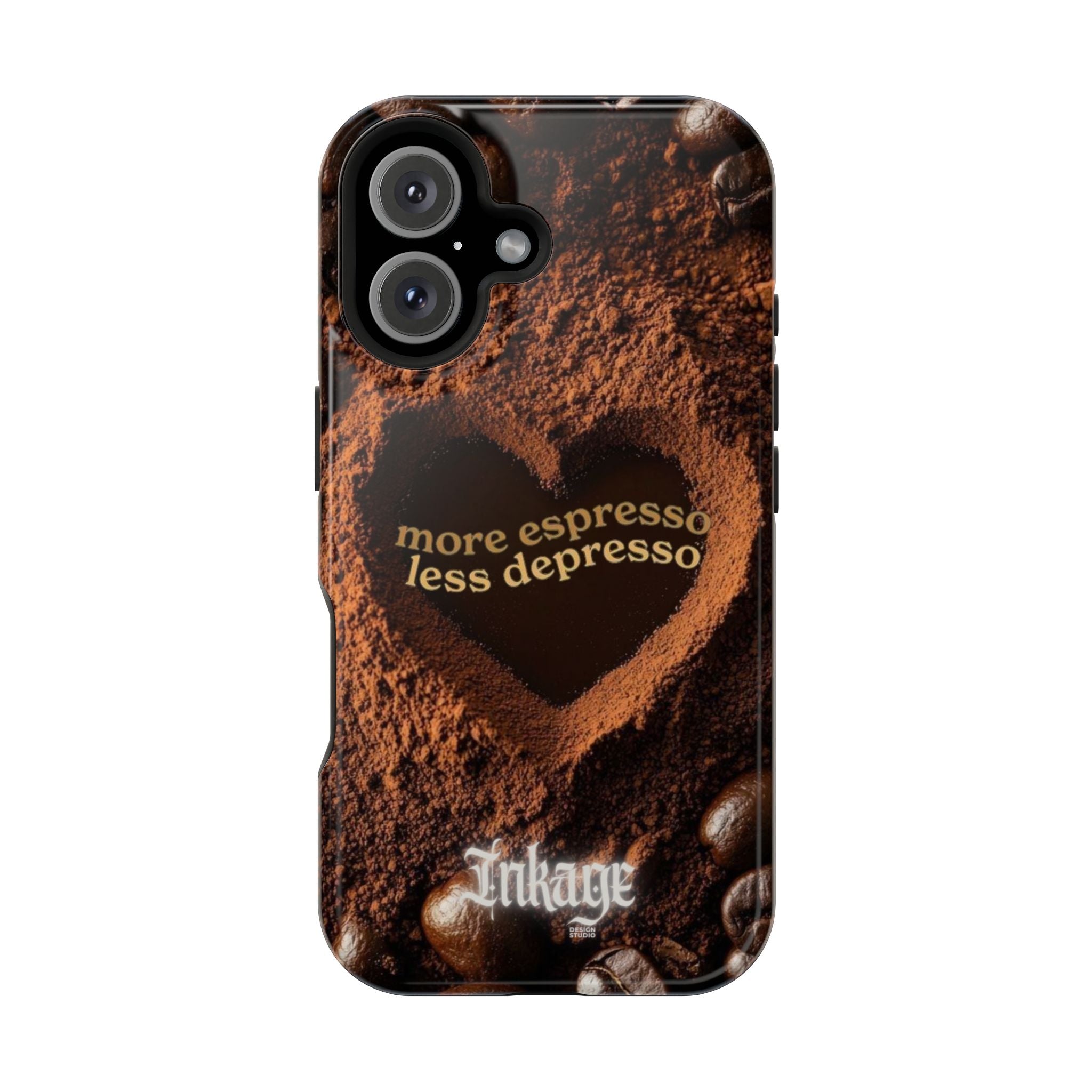 "More Espresso Less Depresso" Quote Magnetic Phone Cases
