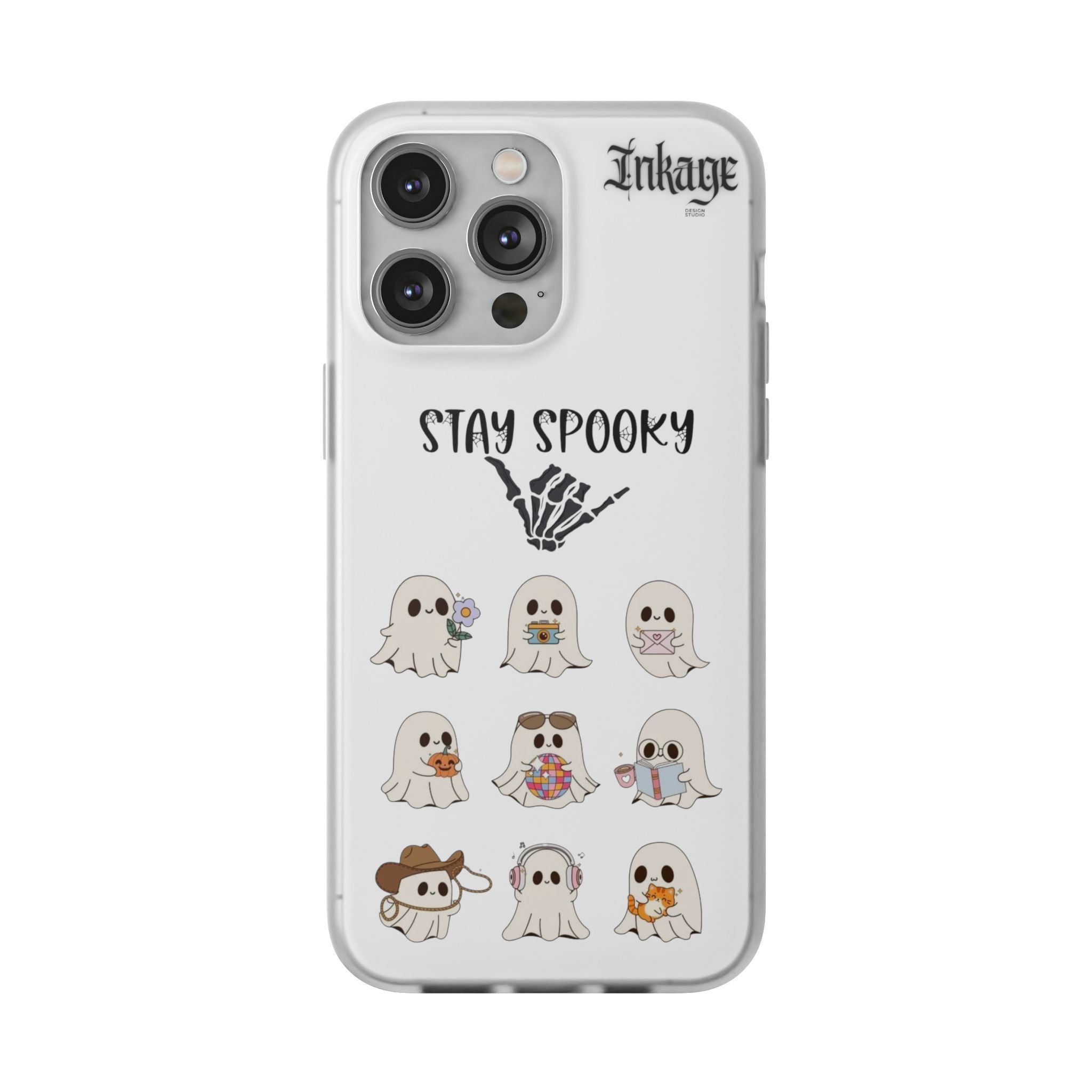 Stay Spooky Clear Phone Cases (Season)