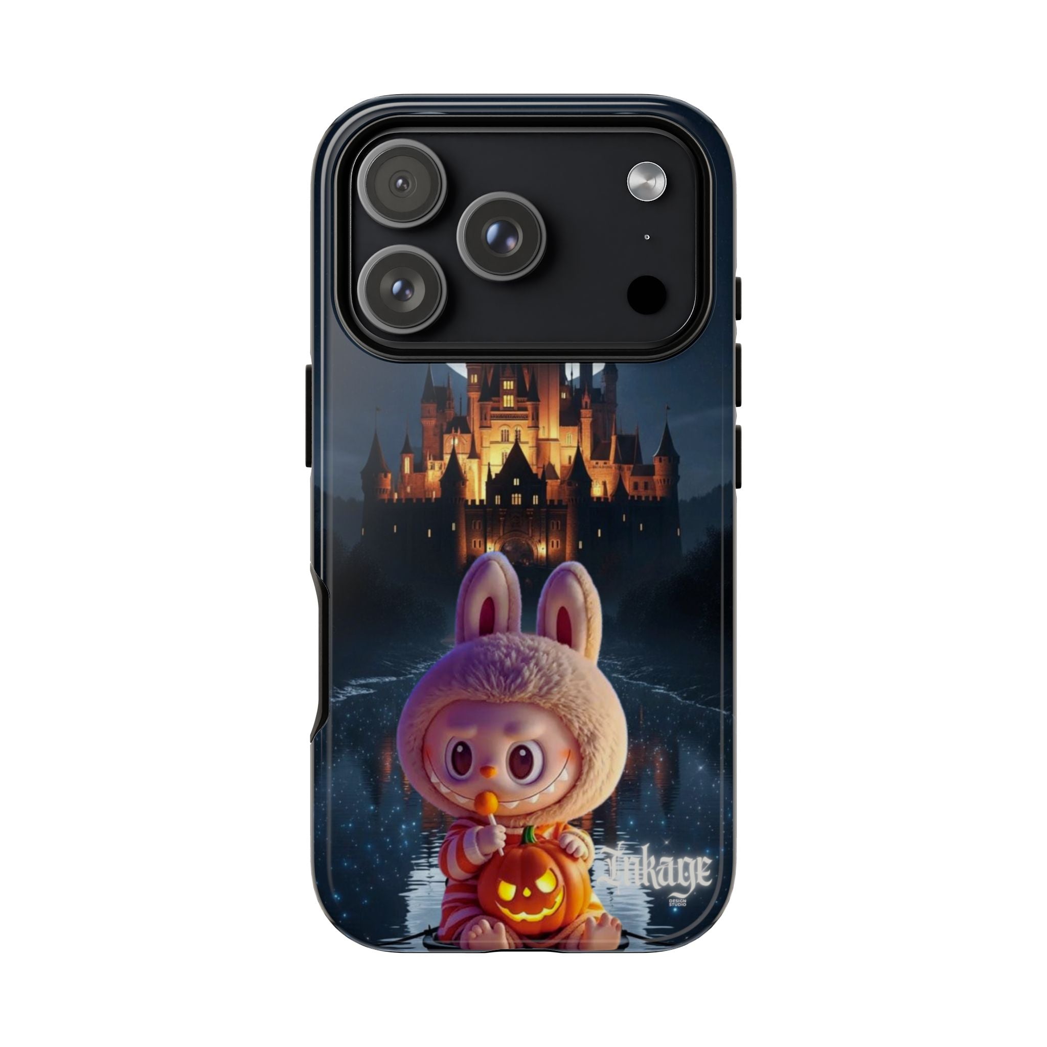 Labubu Halloween On Disney Boat Tough Phone Cases (Season, Animation)