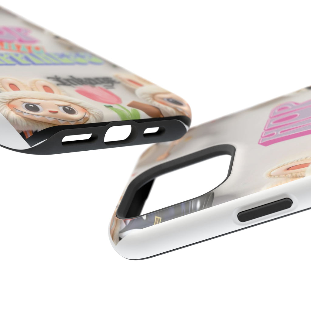 "Hop Into Happiness" Quote Magnetic Phone Case (Animation)