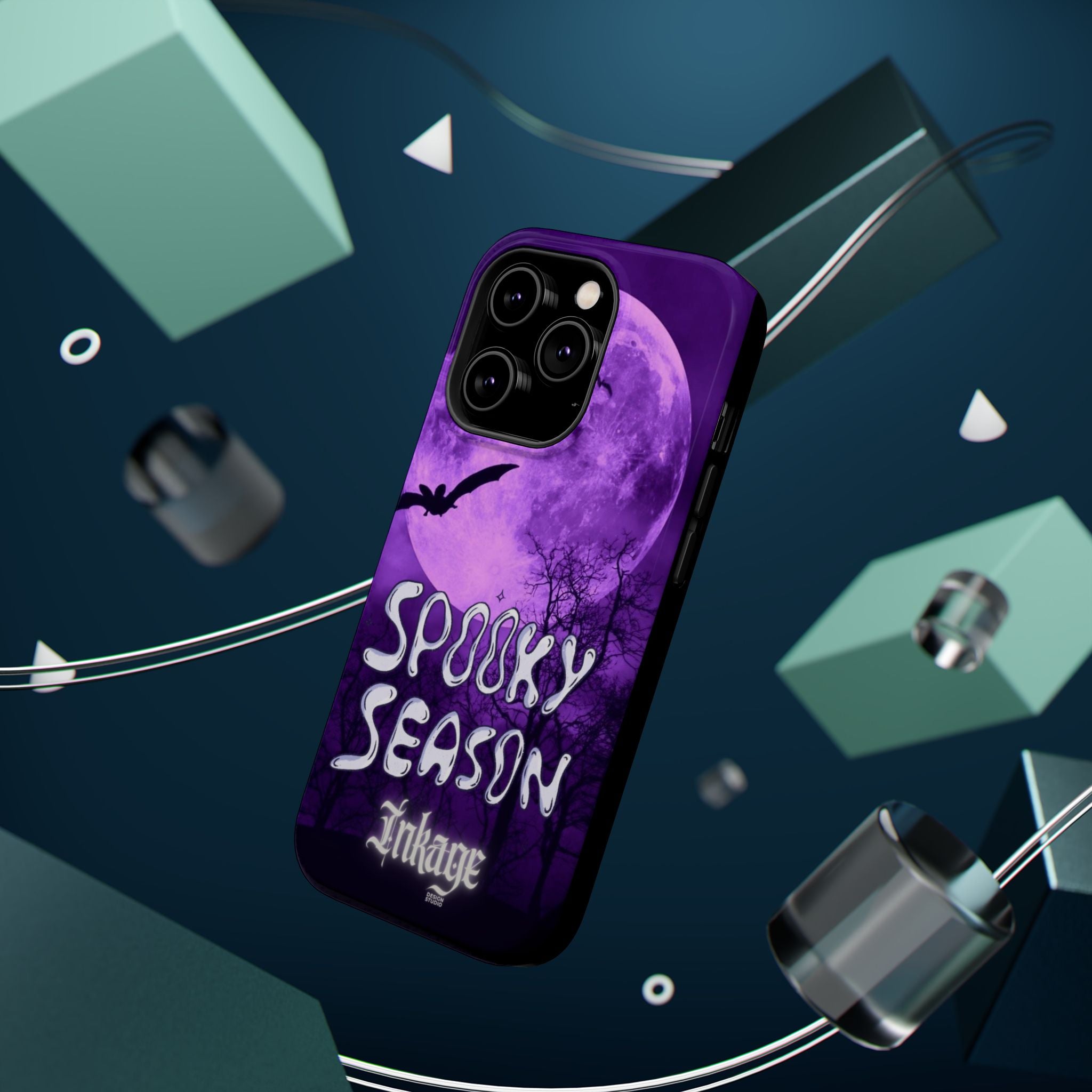 Purple Spooky Season Magnetic Phone Cases (Season)