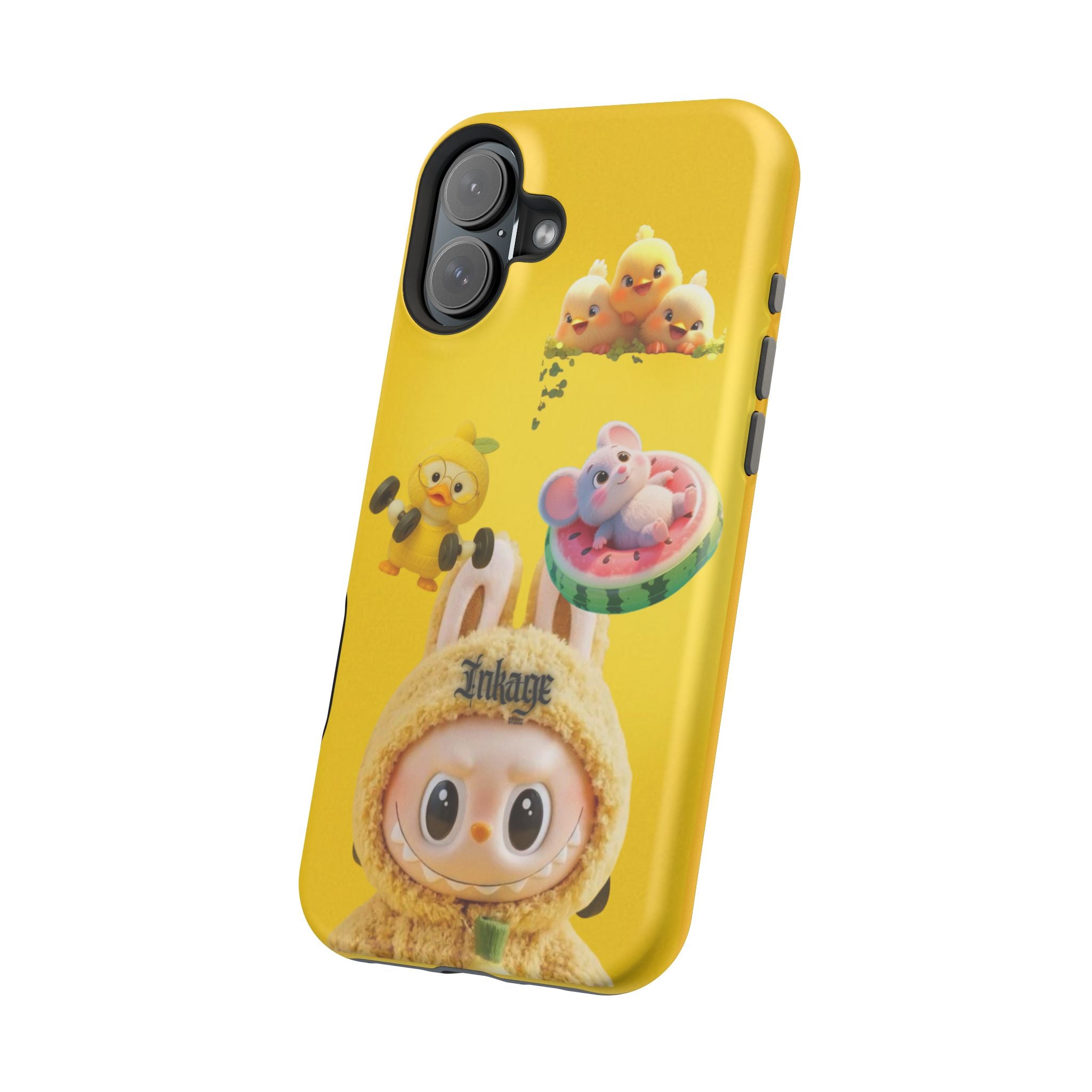 Yellow Cutie Labubu Magnetic Phone Cases (Animation)