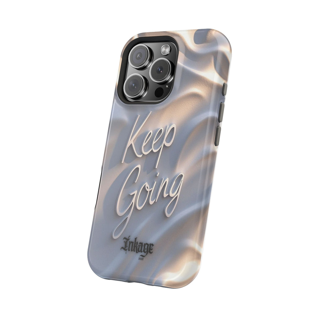 "Keep Going" Magnetic Phone Cases (Quote)