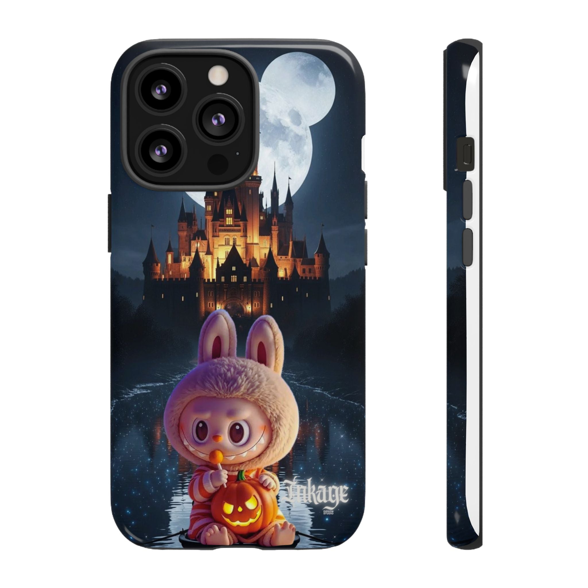 Labubu Halloween On Disney Boat Tough Phone Cases (Season, Animation)