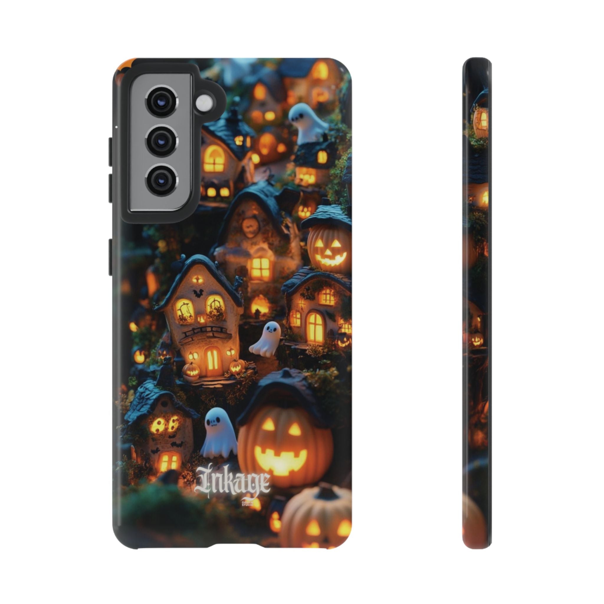 Spooky Pumpkin Village Tough Phone Cases (Season)