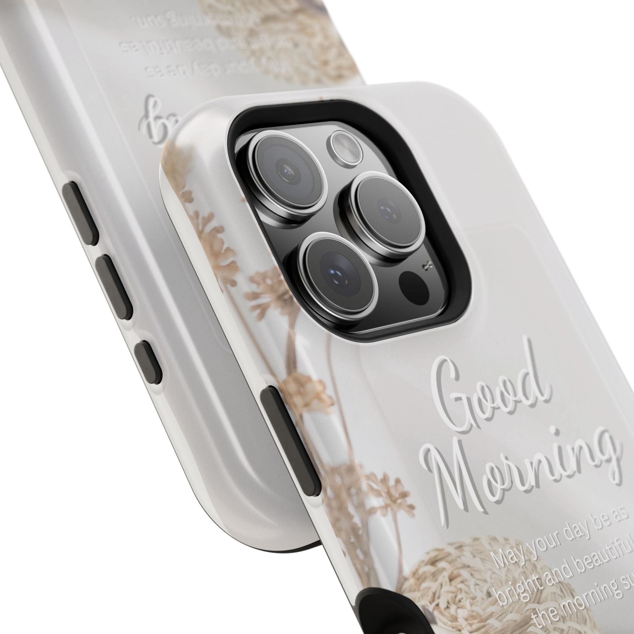 "Good Morning" Magnetic Phone Cases (Quote)