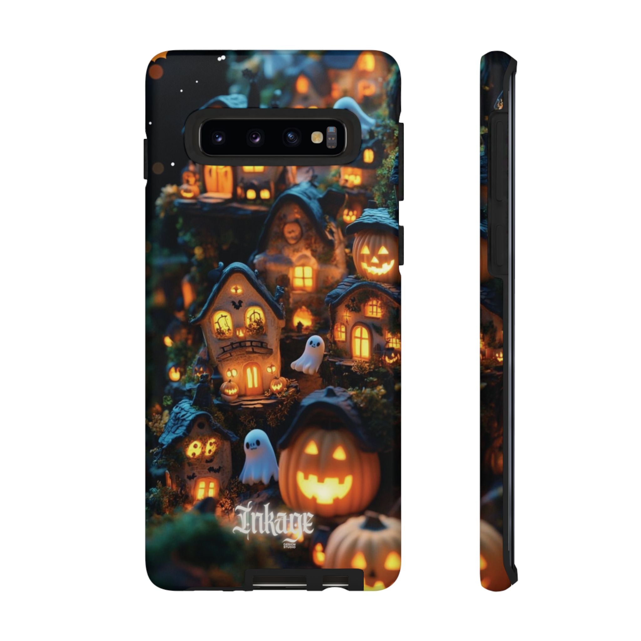 Spooky Pumpkin Village Tough Phone Cases (Season)