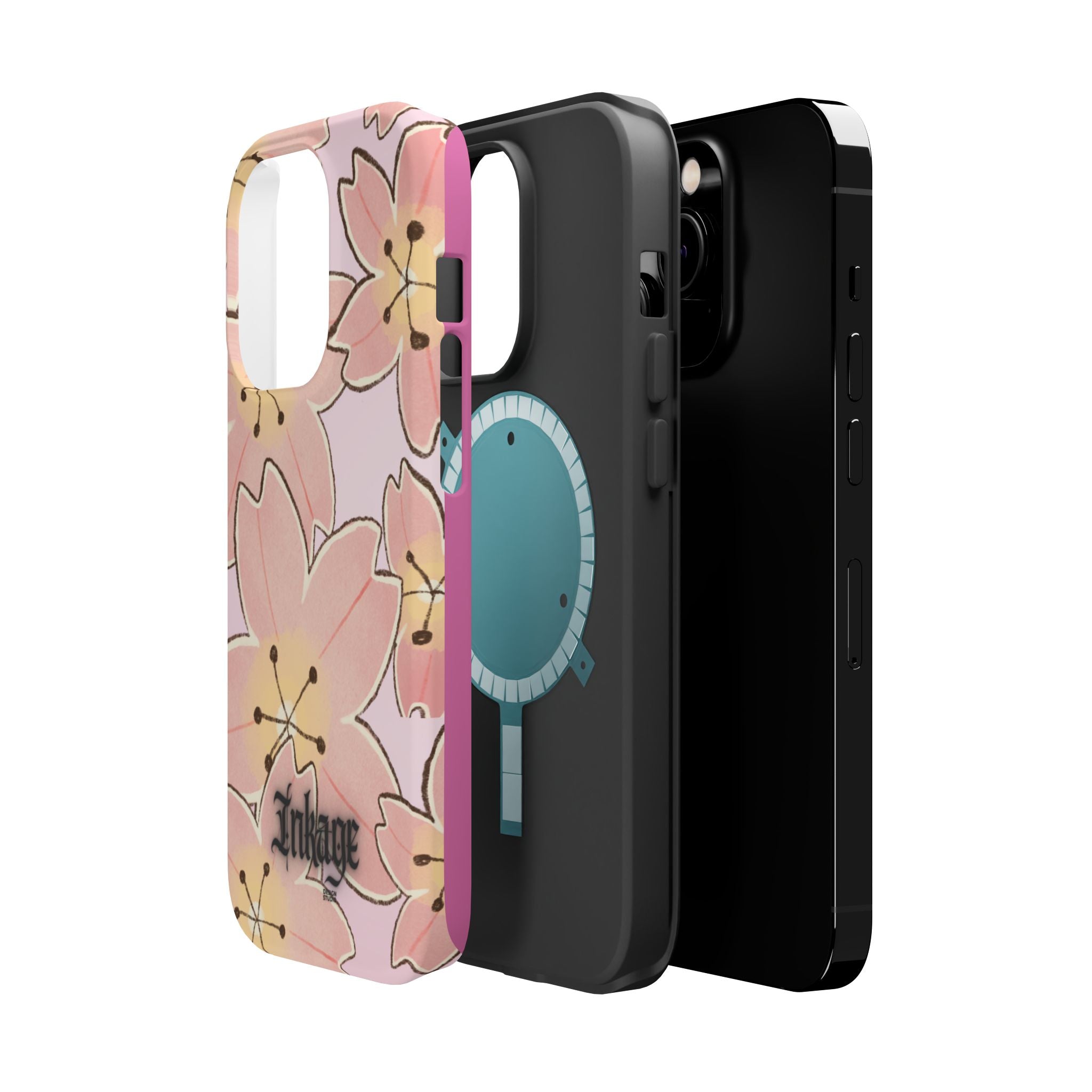 Charming Floral Magnetic Phone Cases (Minimal)