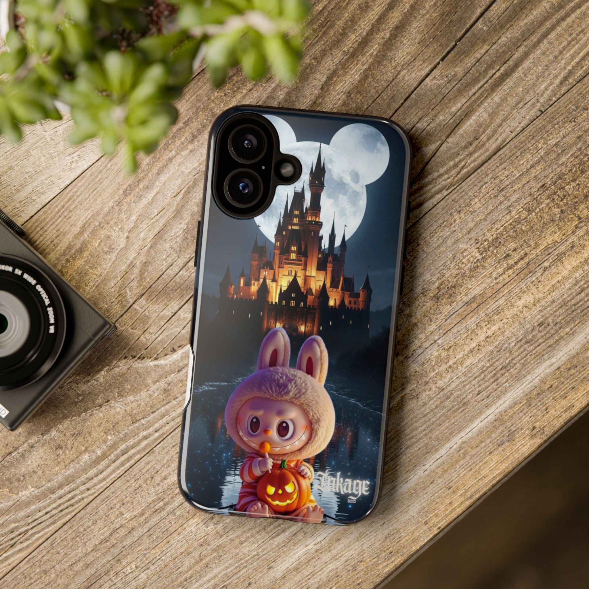 Labubu Halloween On Disney Boat Tough Phone Cases (Season, Animation)