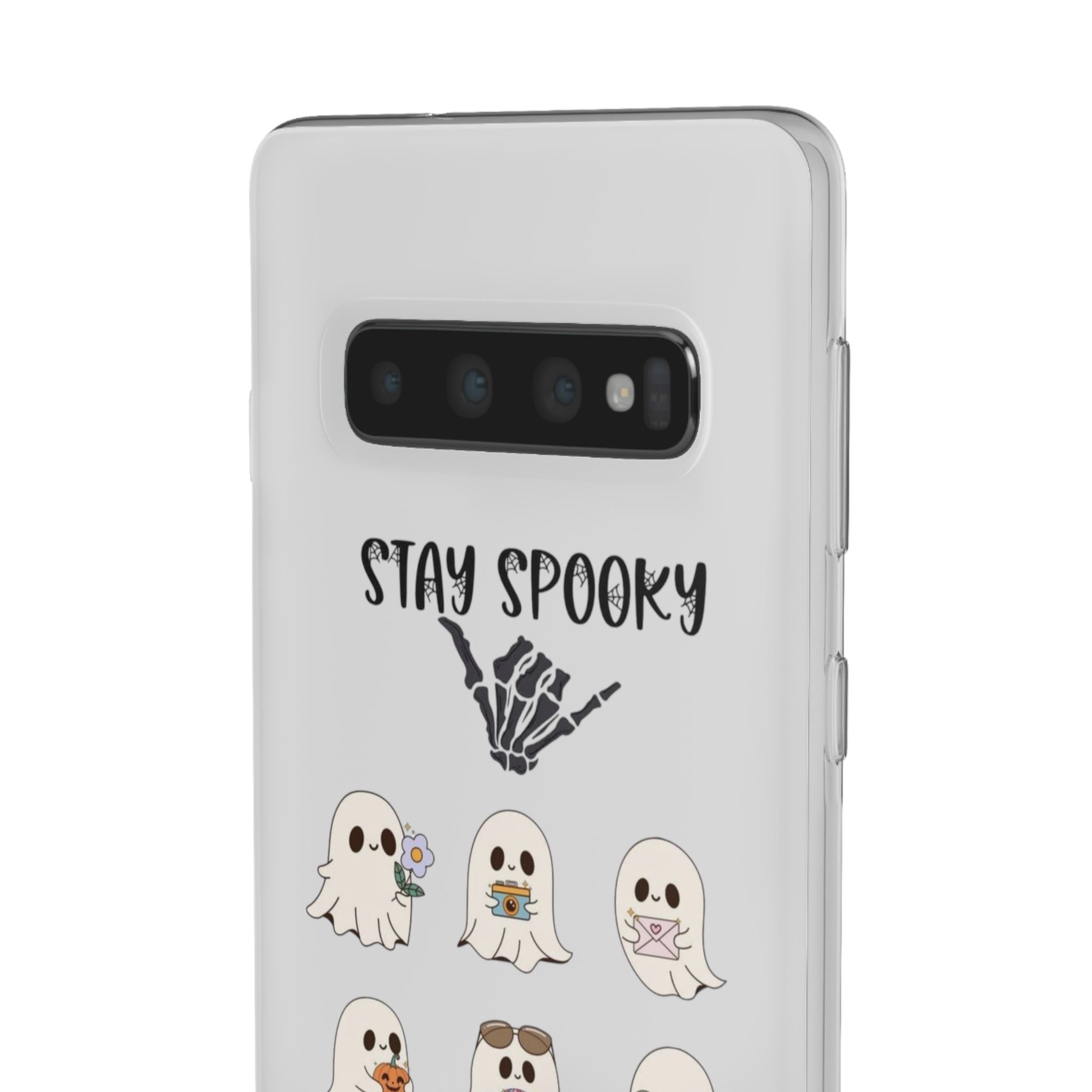 Stay Spooky Clear Phone Cases (Season)