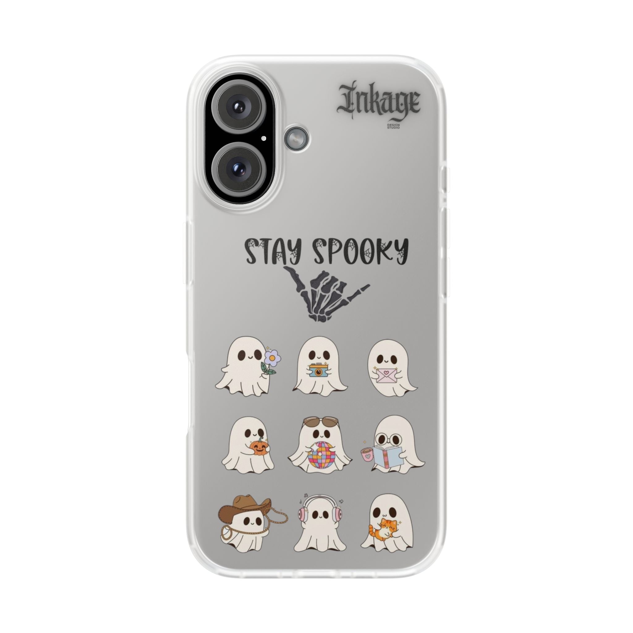 Stay Spooky Clear Phone Cases (Season)