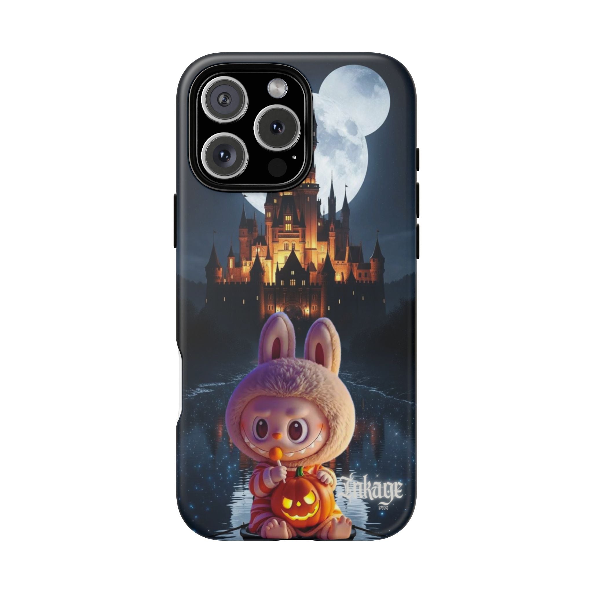 Labubu Halloween On Disney Boat Tough Phone Cases (Season, Animation)