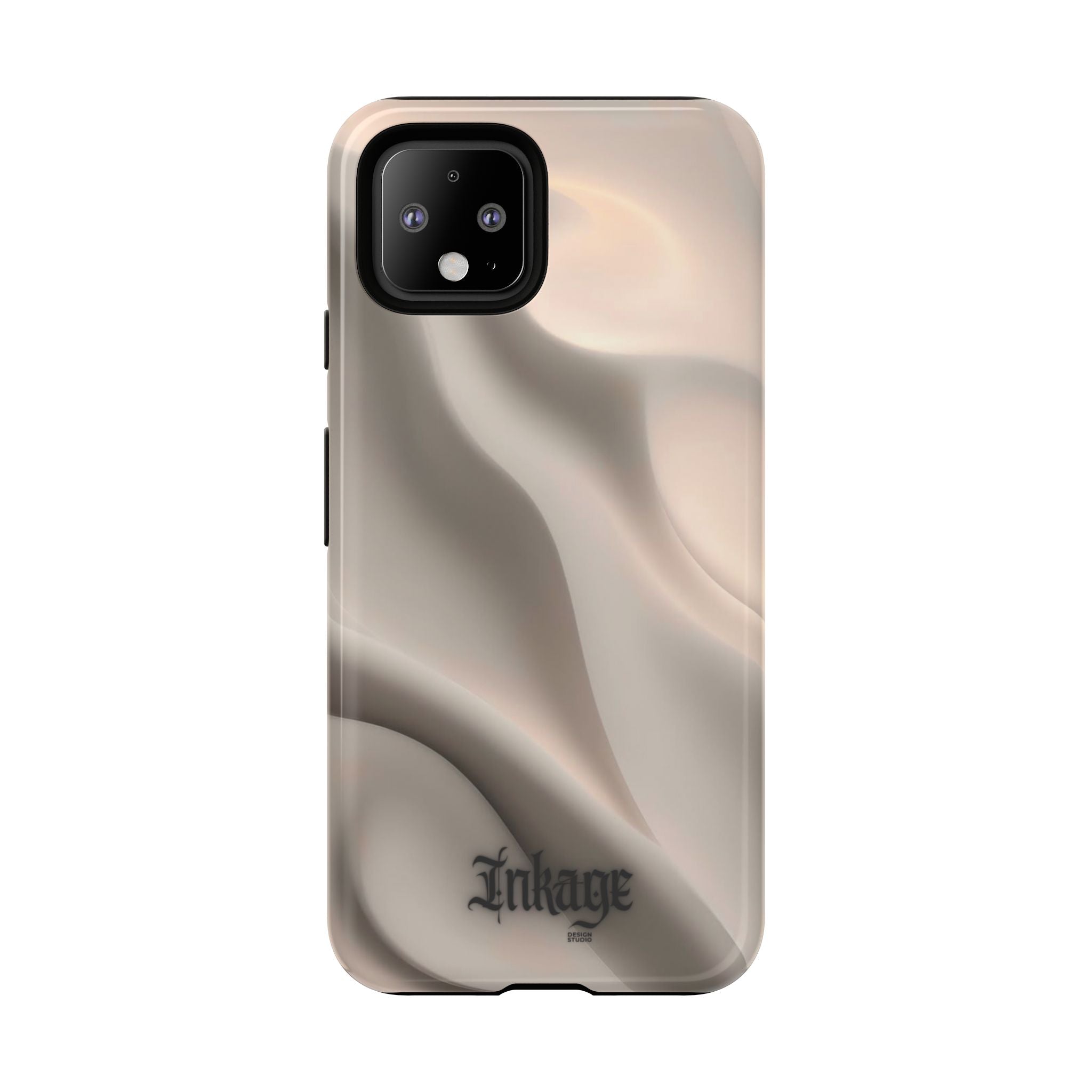Beige Wavy Flow Tough Phone Case (Minimal)