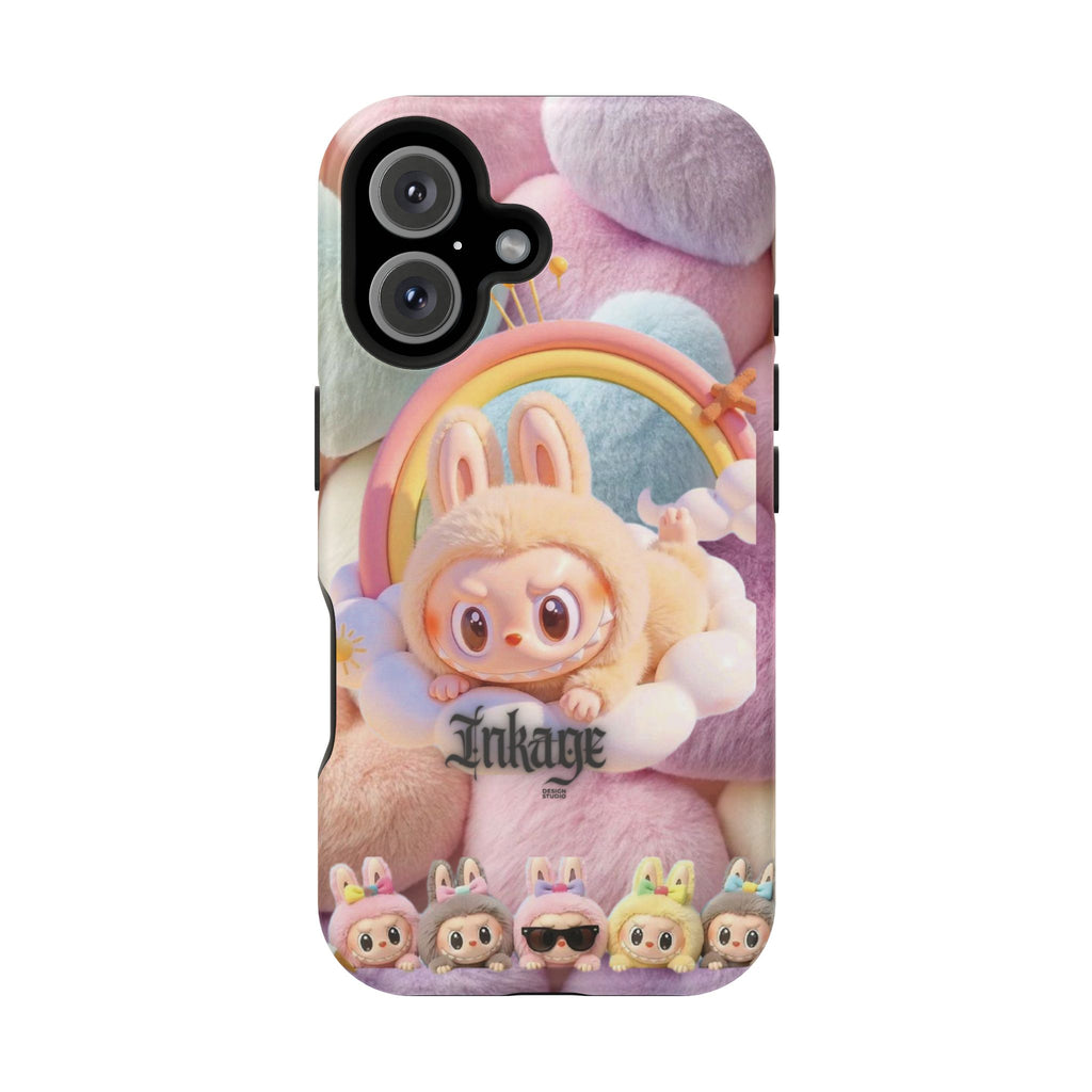 Pastel Rainbow Labubu Magnetic Phone Cases(Animation)