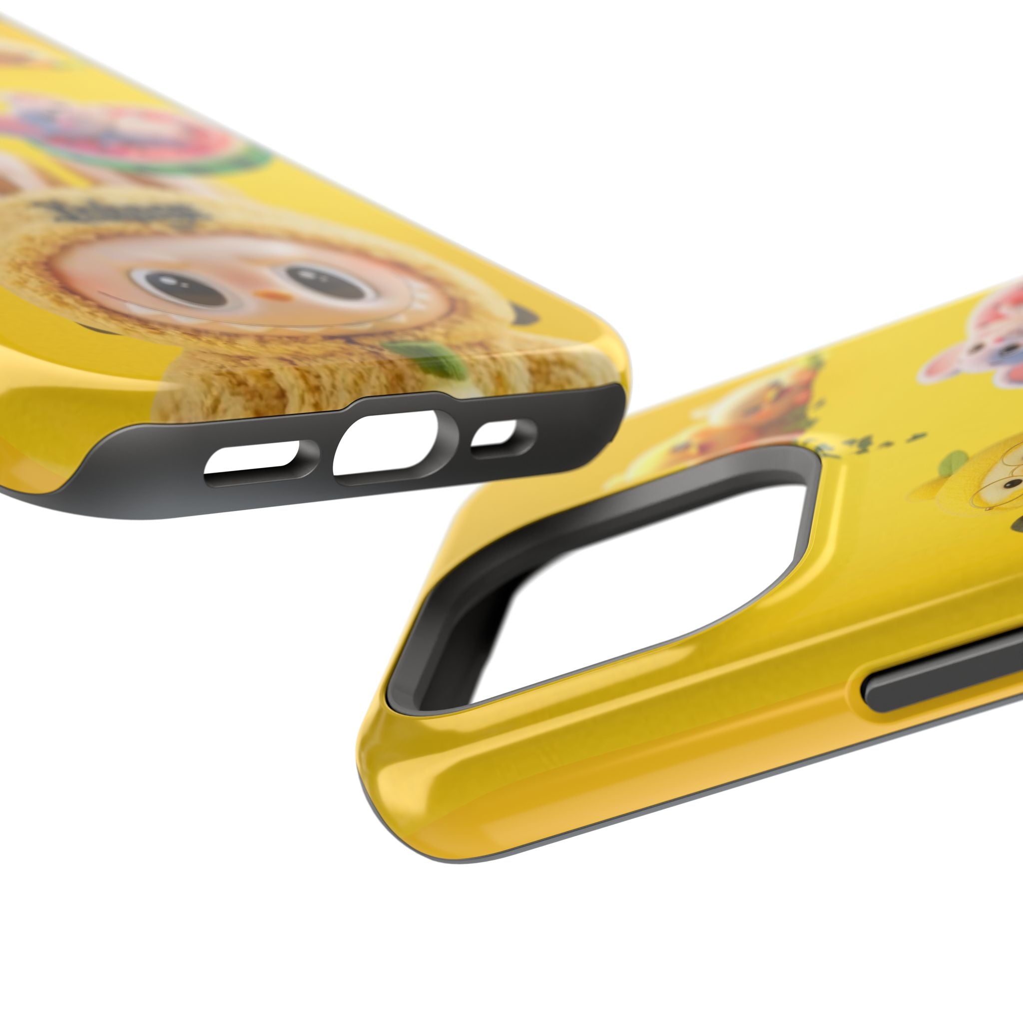 Yellow Cutie Labubu Magnetic Phone Cases (Animation)