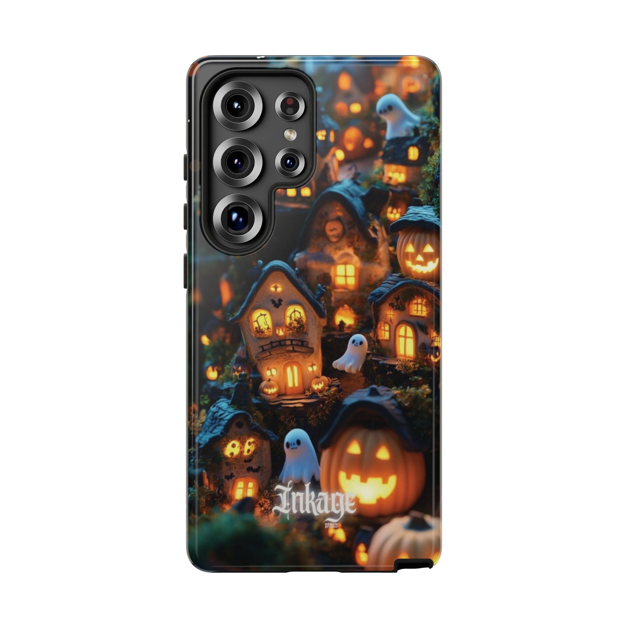 Spooky Pumpkin Village Tough Phone Cases (Season)
